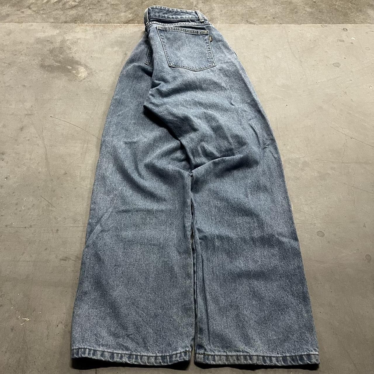 Japanese Brand × Vintage Vintage Y2K Super Baggy Medium Wash Skater Style Denim Jeans Size US 36 / EU 52 - 6 Thumbnail
