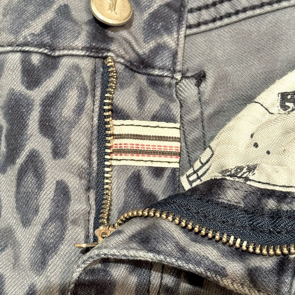 Anthropologie Anthropologie Pilcro Jeans Skinny Leopard Classic SZ 26 Blue Size 26" / US 2 / IT 38 - 9 Thumbnail