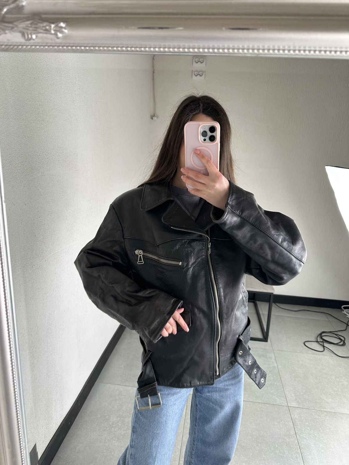 Japanese Brand Vintage Leather Jacket Size L / US 10 / IT 46 - 15 Thumbnail