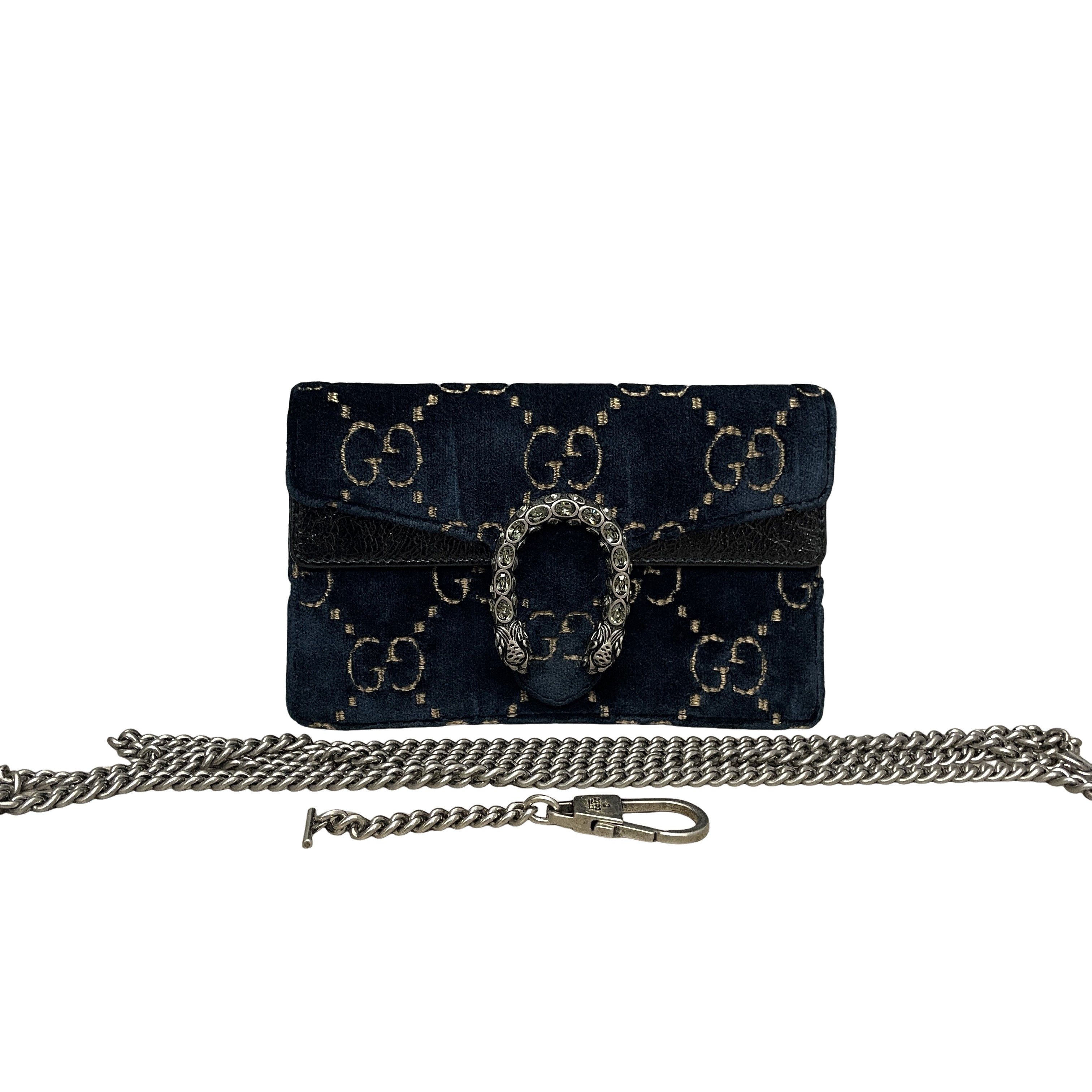 Gucci Gucci Dionysus Velvet Monogram Mini Bag Size ONE SIZE - 1 Thumbnail