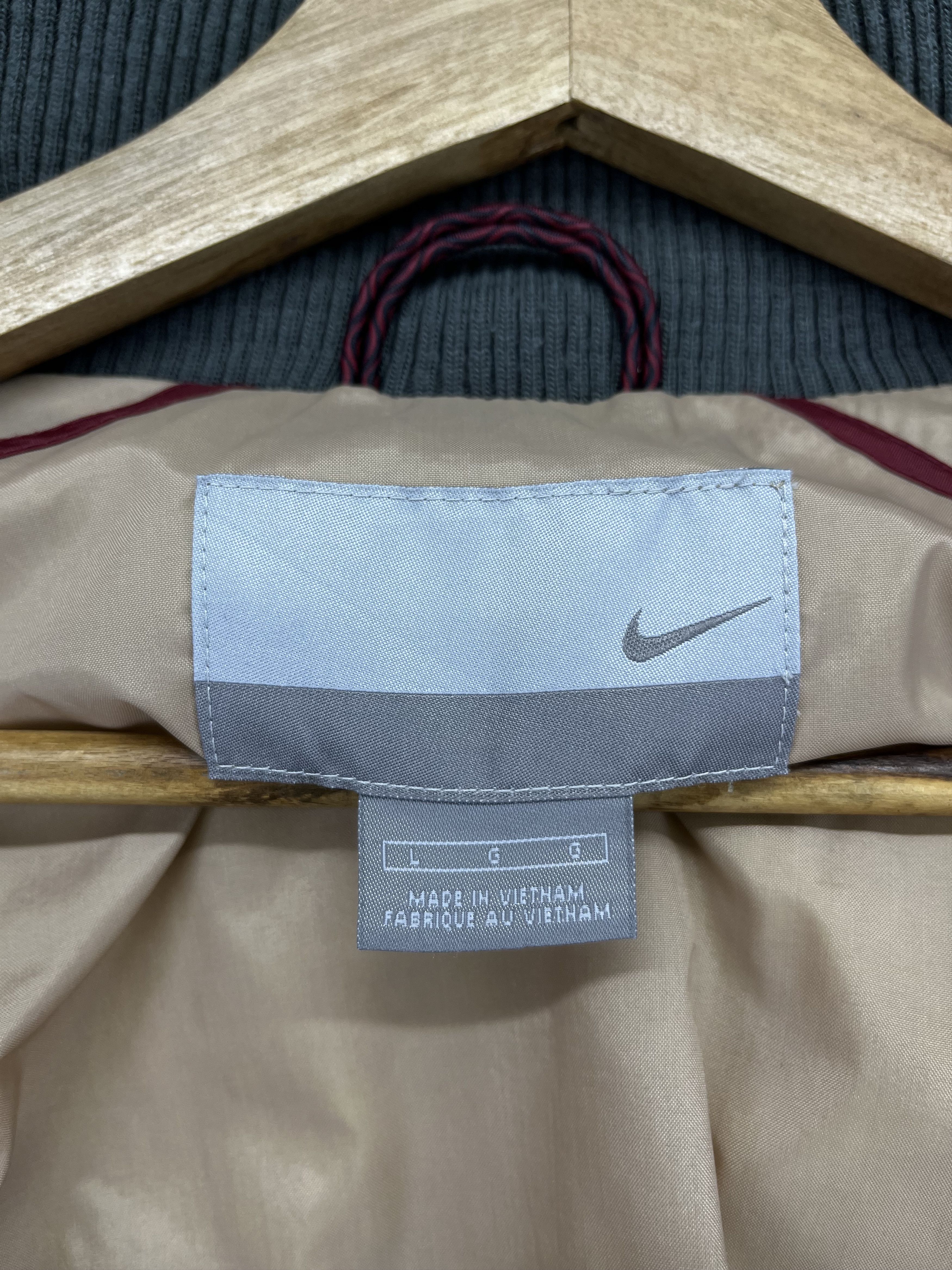 Nike Vintage Nike Quilted Zip Up Rare Jacket Size US L / EU 52-54 / 3 - 6 Thumbnail