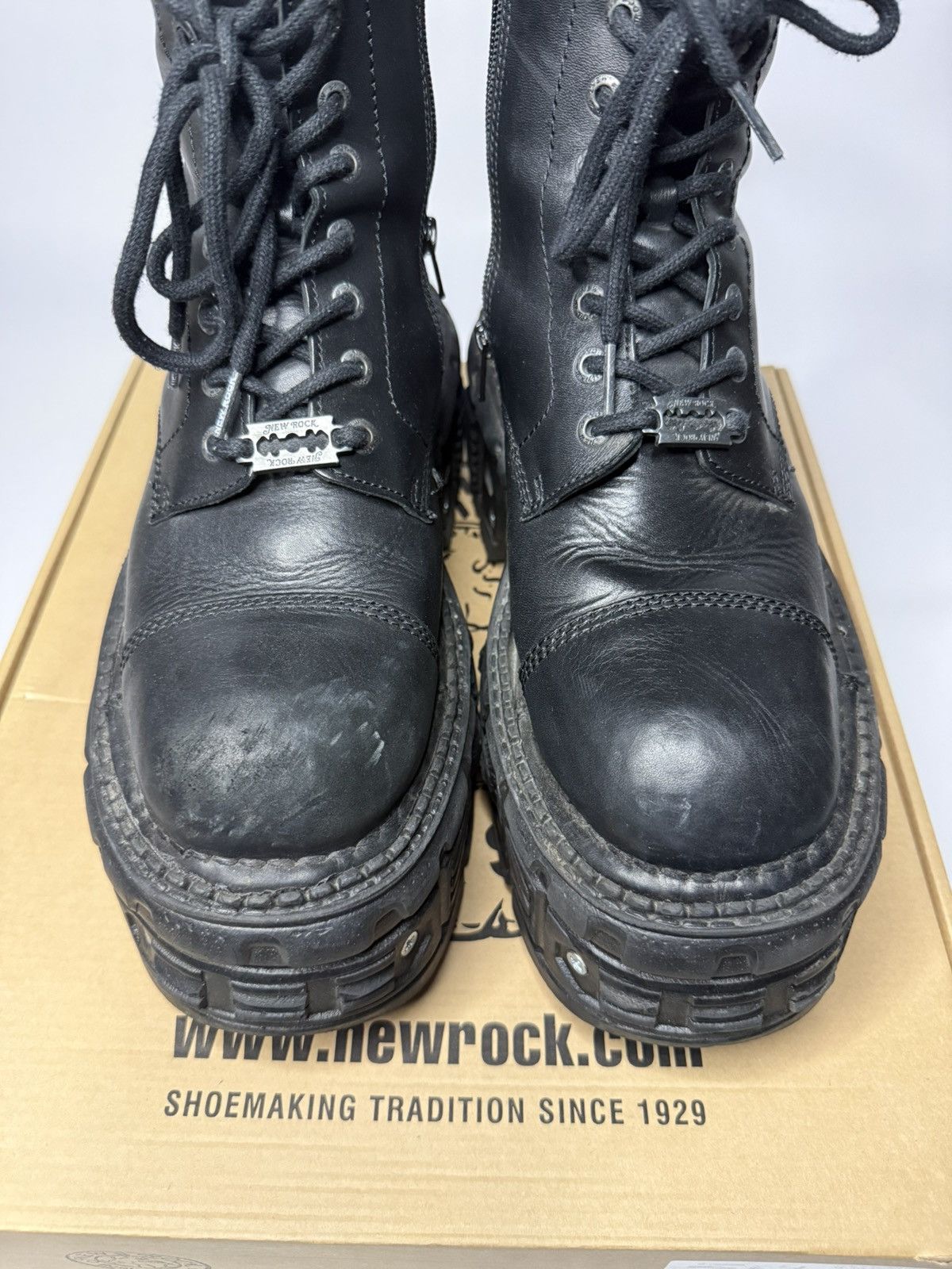 New Rock New Rock M-Tank083-C1 boots Size US 11 / EU 44 - 3 Thumbnail