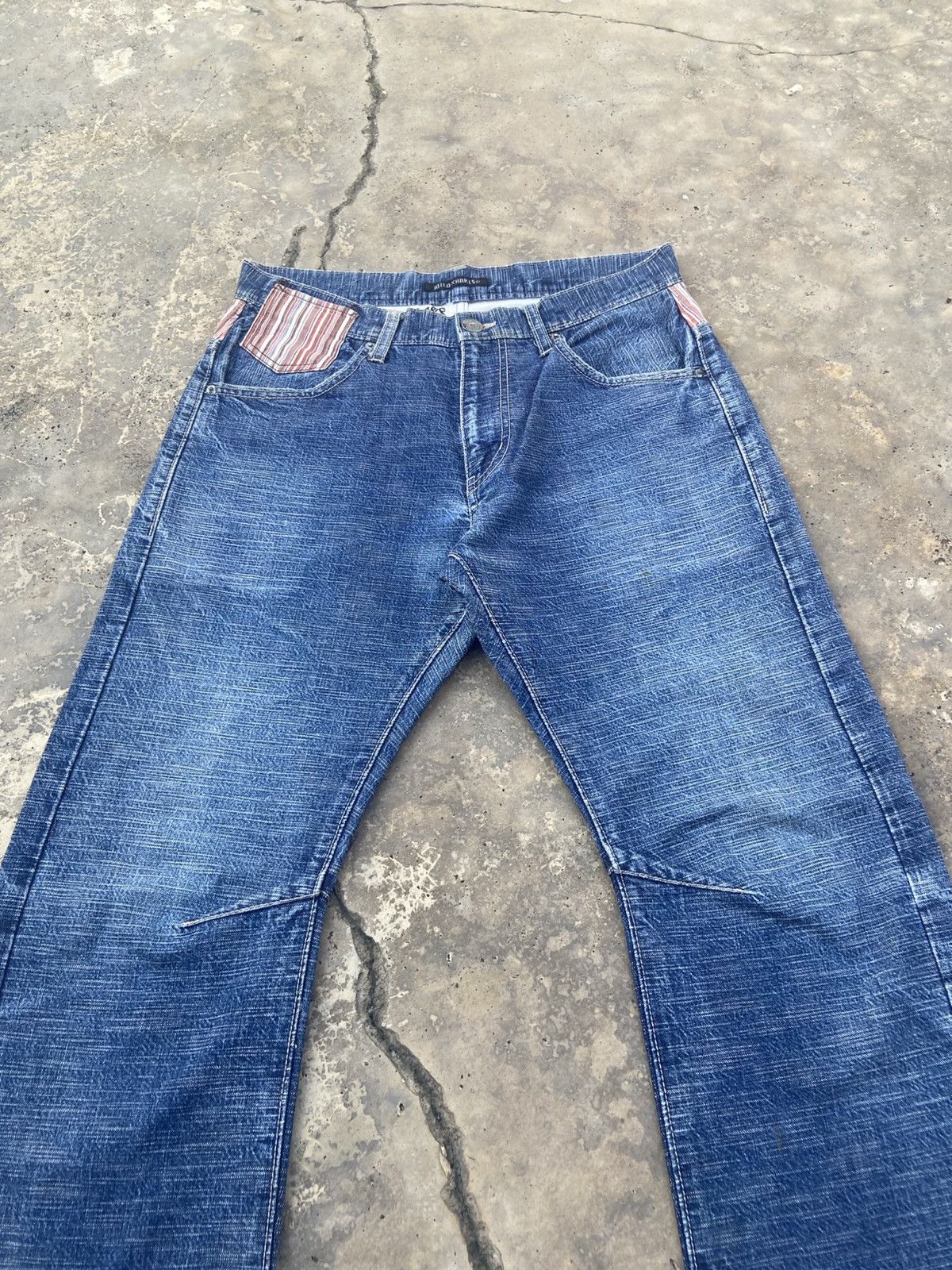 Japanese Brand Wild Khakis Denim Pant Size US 31 - 3 Thumbnail