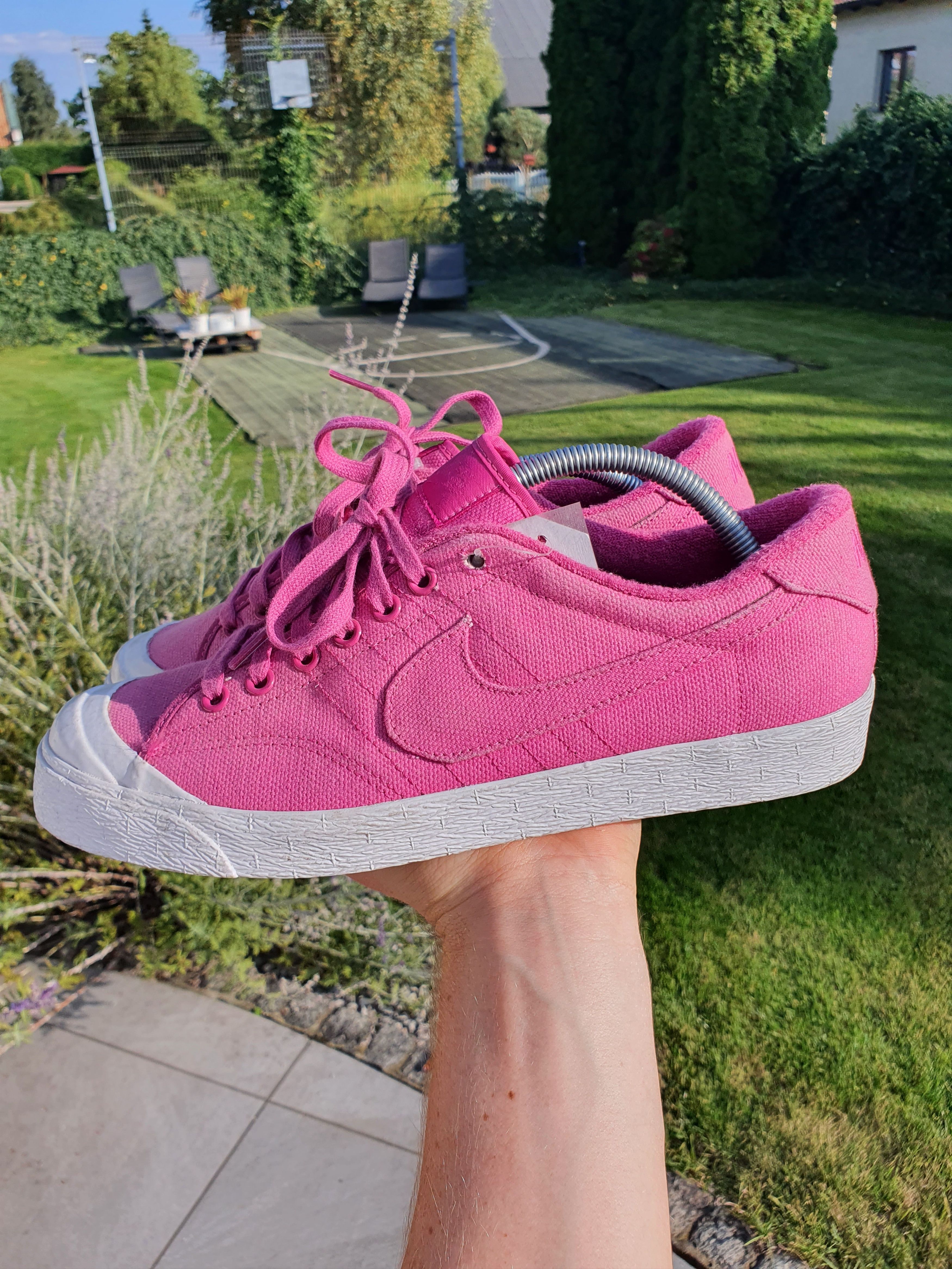 Nike 2010 Vintage Nike All Court Premium Skateboard Pink Size US 10 / EU 43 - 2 Thumbnail