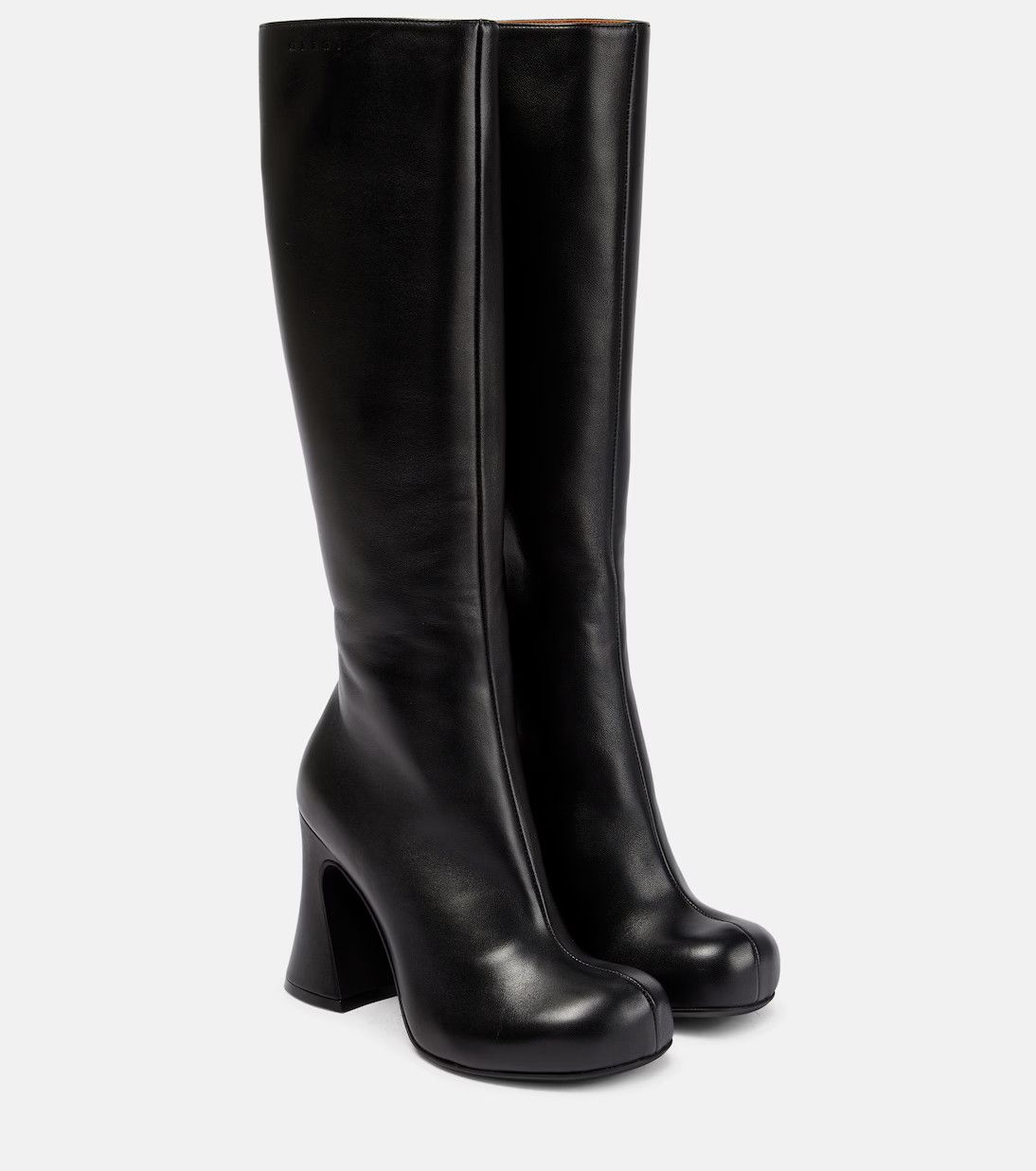Marni o1y1025 Leather Boots in Black Size US 7 / IT 37 - 1 Thumbnail