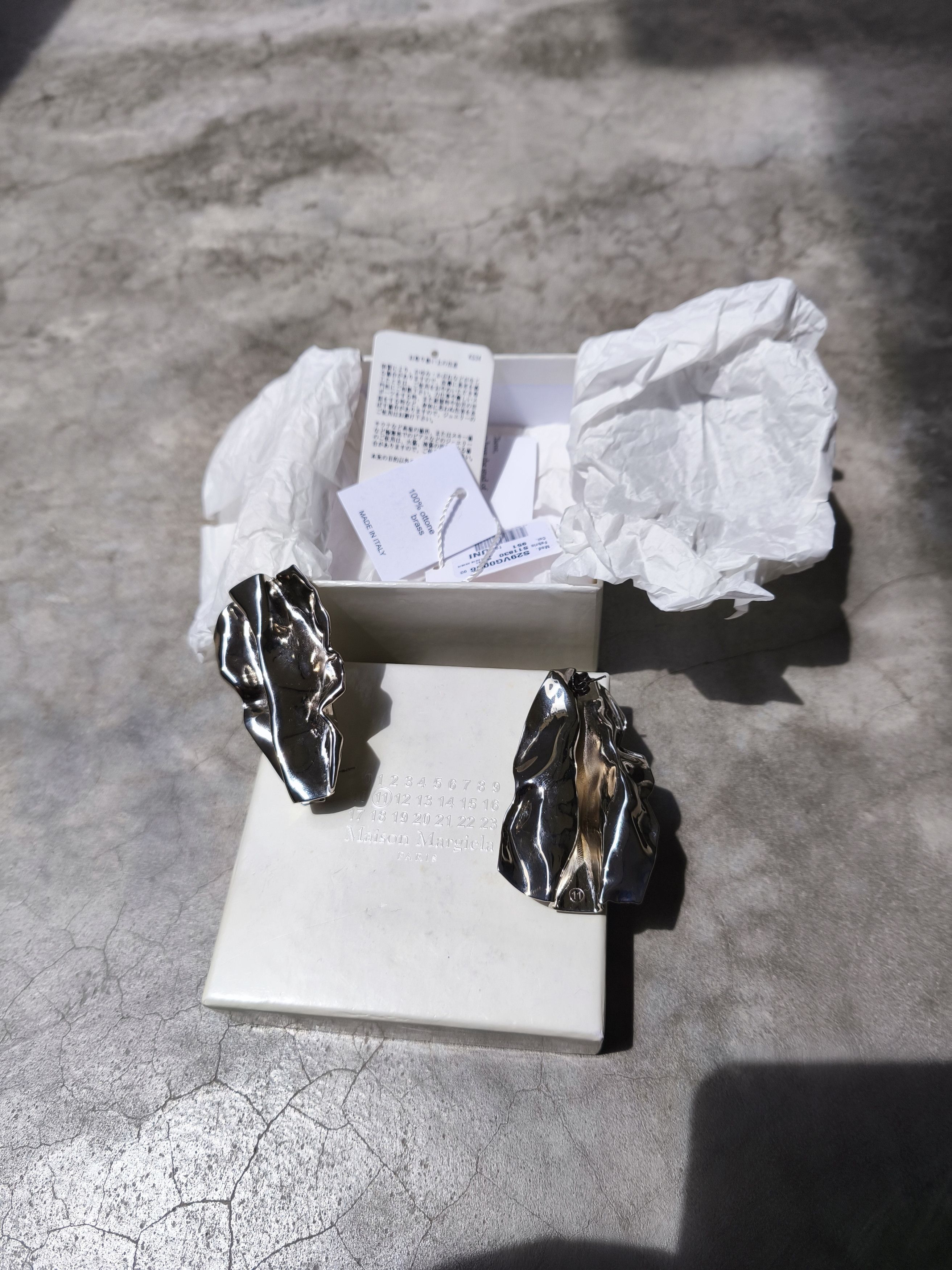 Maison Margiela Maison Margiela 11 earring Crumpled mirror Size ONE SIZE - 1 Thumbnail