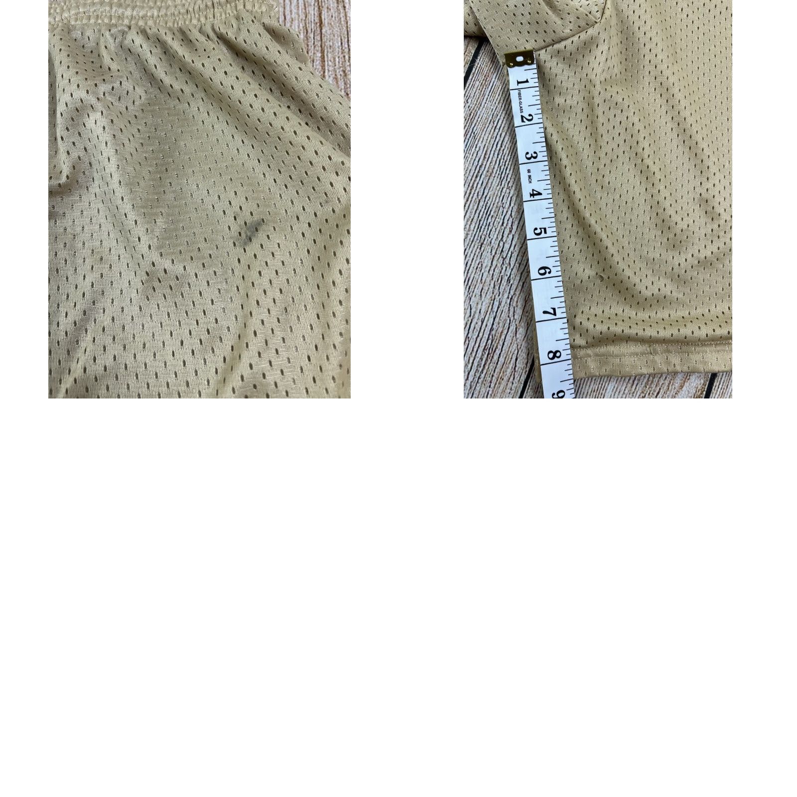 Vintage A4 Mens Football Athletic Shorts Gold L Large Athletic Sports Activewear Size L Size US 33 - 8 Thumbnail