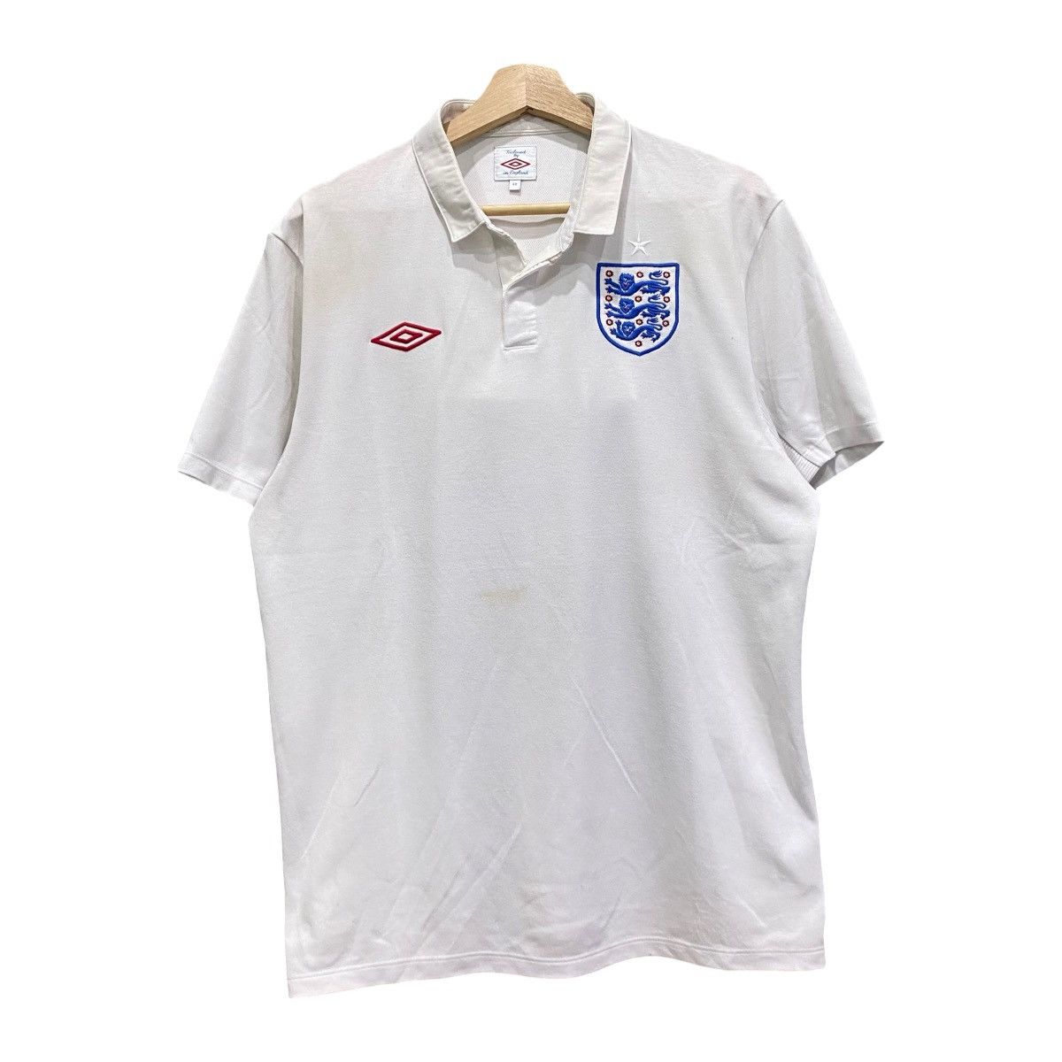 Umbro VINTAGE 2009-10 England Home Jersey Umbro Tailored InEngland Size US L / EU 52-54 / 3 - 1 Thumbnail