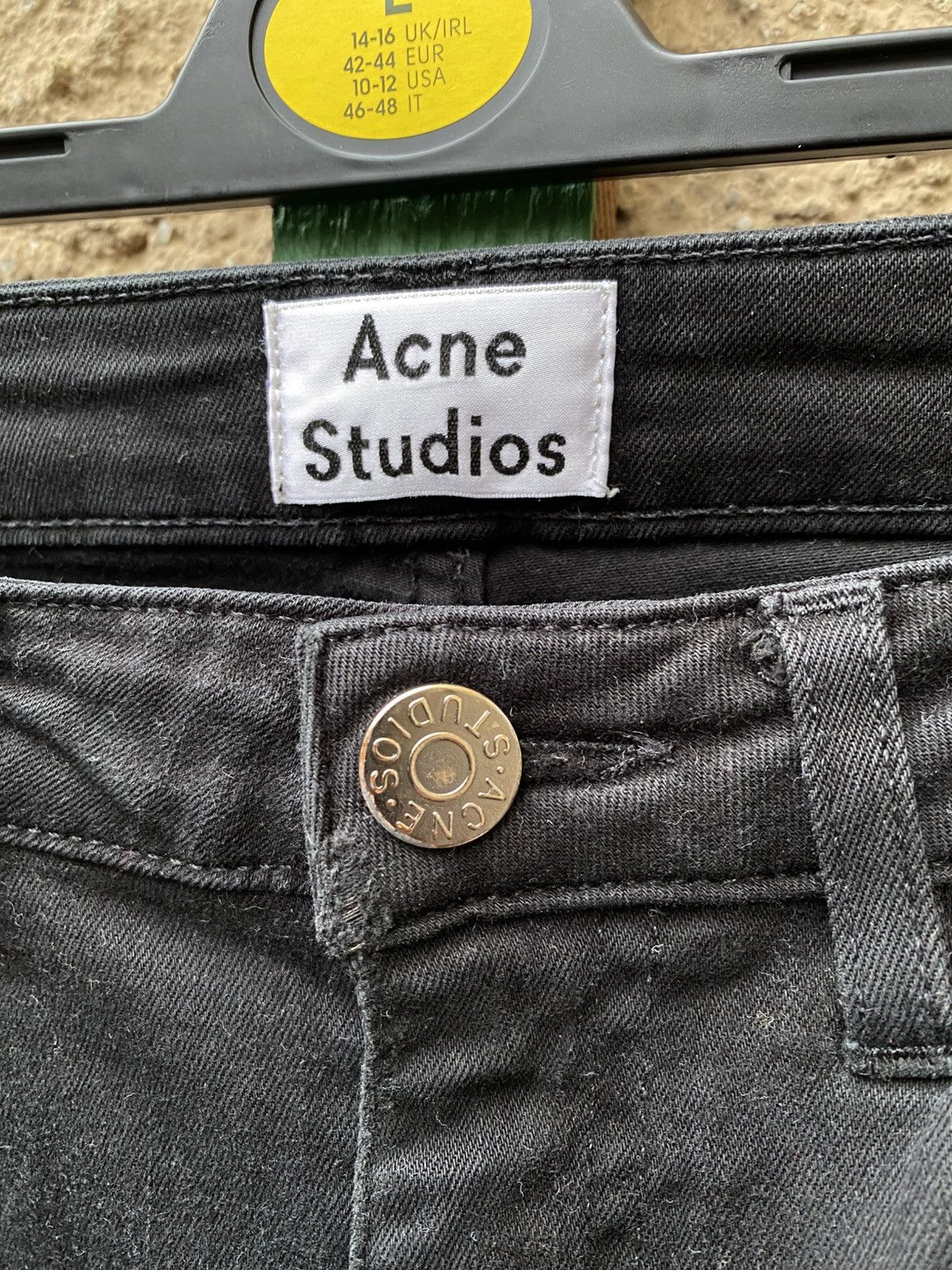 Acne Studios Acne Studios Skin 5 Black Skinny Denim Pants 28/32 Women’s Size 28" / US 6 / IT 42 - 3 Thumbnail