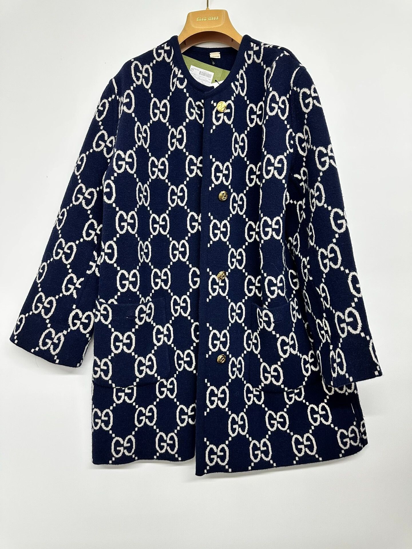 Gucci Gucci All-Over Print Reversible Coat Size XS / US 0-2 / IT 36-38 - 1 Thumbnail