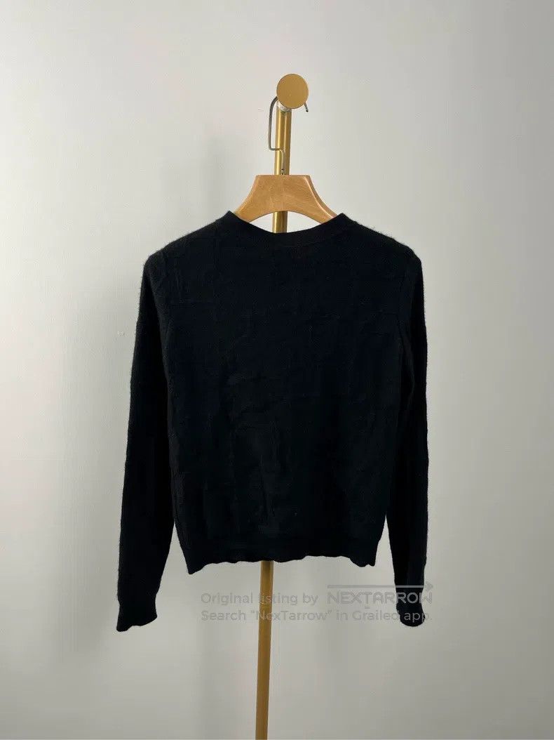 Hermes Hermes Black Full Printed Long Sleeve Knit Cardigan Size XXS / US 00 / IT 34 - 2 Thumbnail