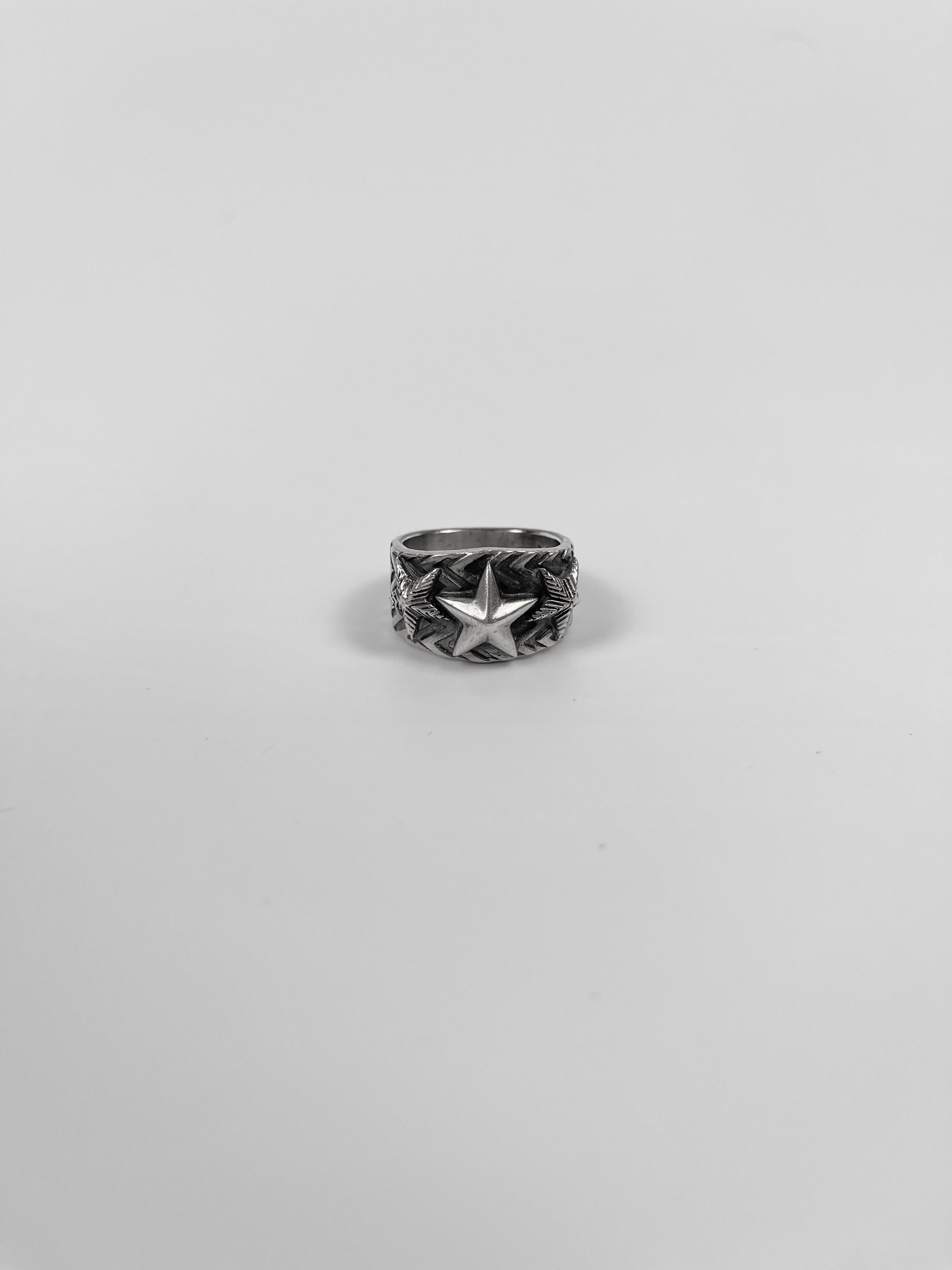 Cody Sanderson Cody Sanderson Wave Gear 3 Star Silver Ring Size ONE SIZE - 4 Thumbnail