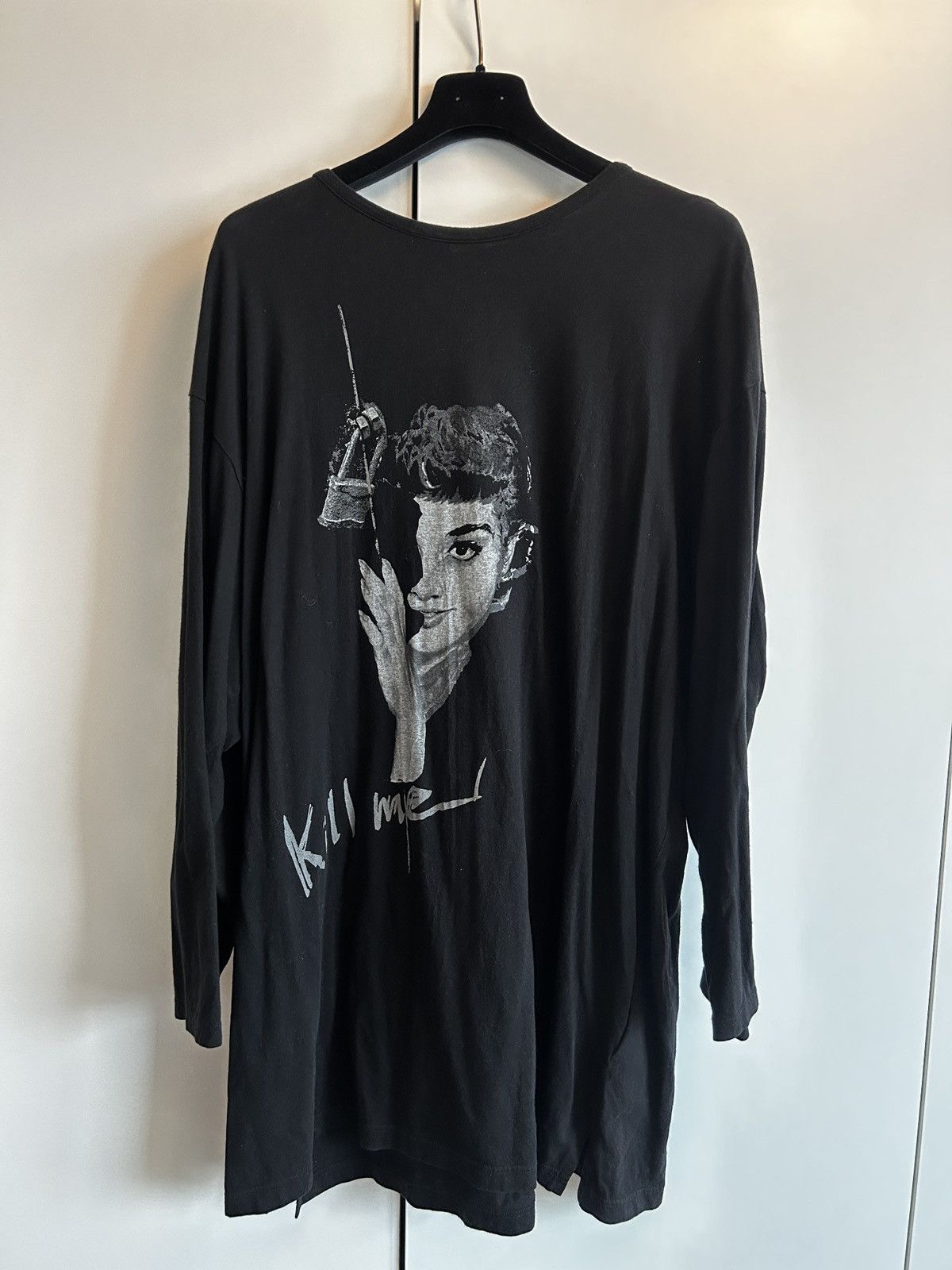 Yohji Yamamoto Yohji Yamamoto Pour Homme Long Sleeve T-shirt with print Size US L / EU 52-54 / 3 - 1 Thumbnail