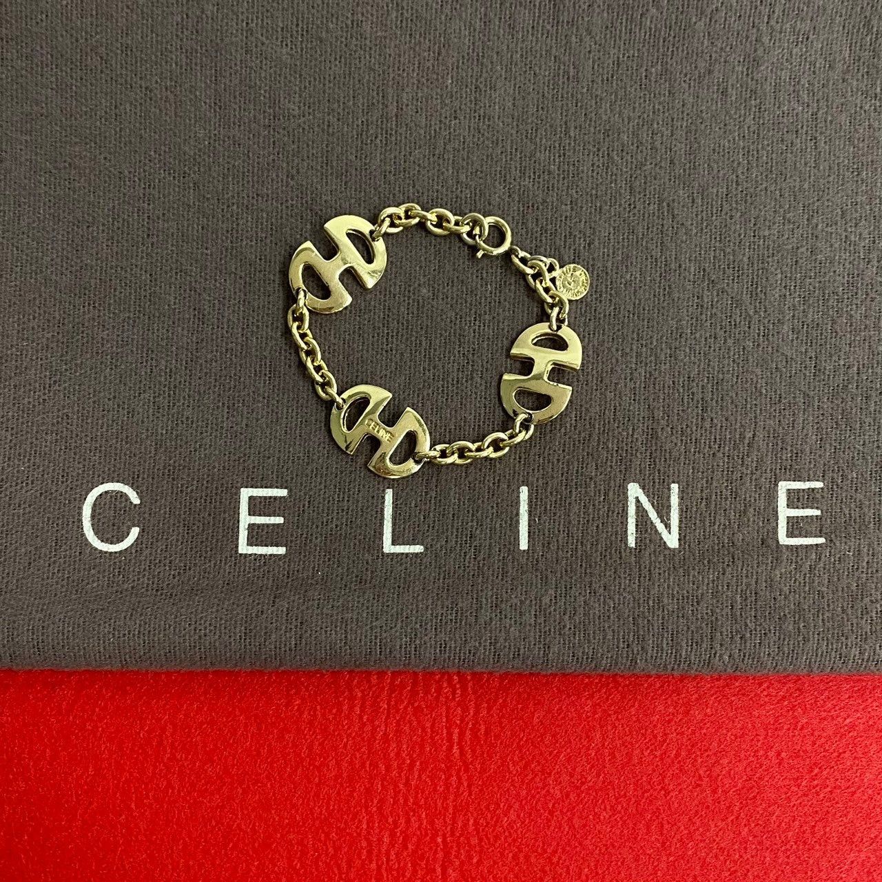 Celine Celine Bracelet Gold Plated Size ONE SIZE - 1 Thumbnail