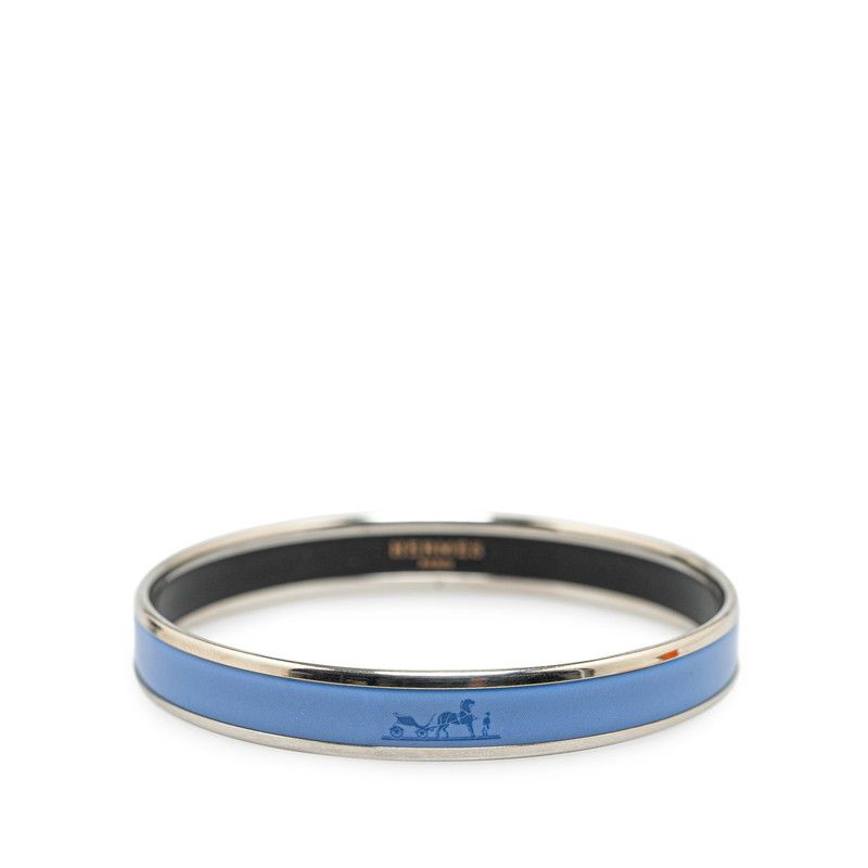 Hermes Hermes Hermes Metal Caleche Bangle Bracelet Metal Bangle in Great Condition Size ONE SIZE - 1 Thumbnail