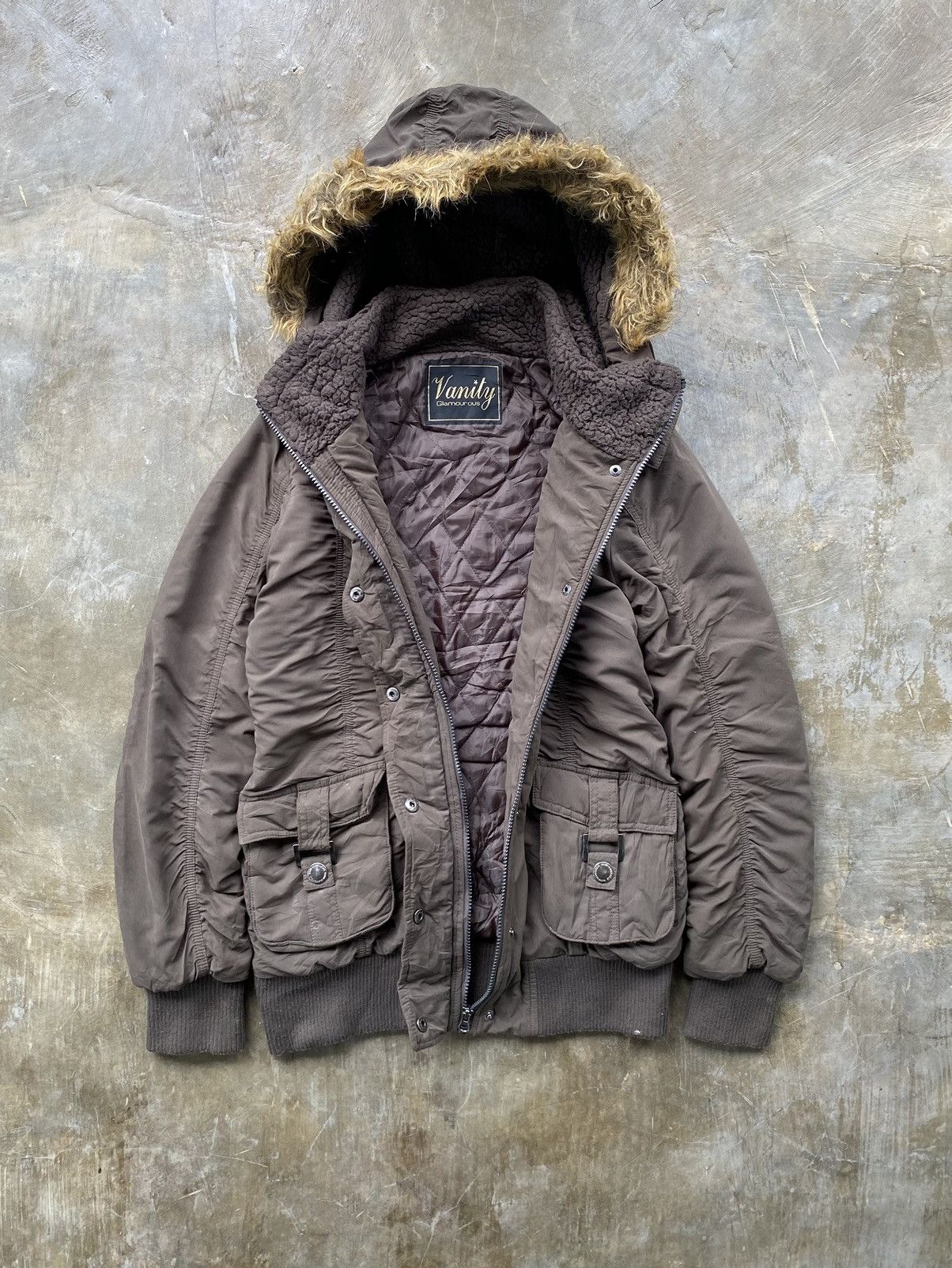 Hysteric Glamour × Japanese Brand × KMRii Vanity Glamours With Fur Hoodies Like Ifsix LGB Size US S / EU 44-46 / 1 - 3 Thumbnail