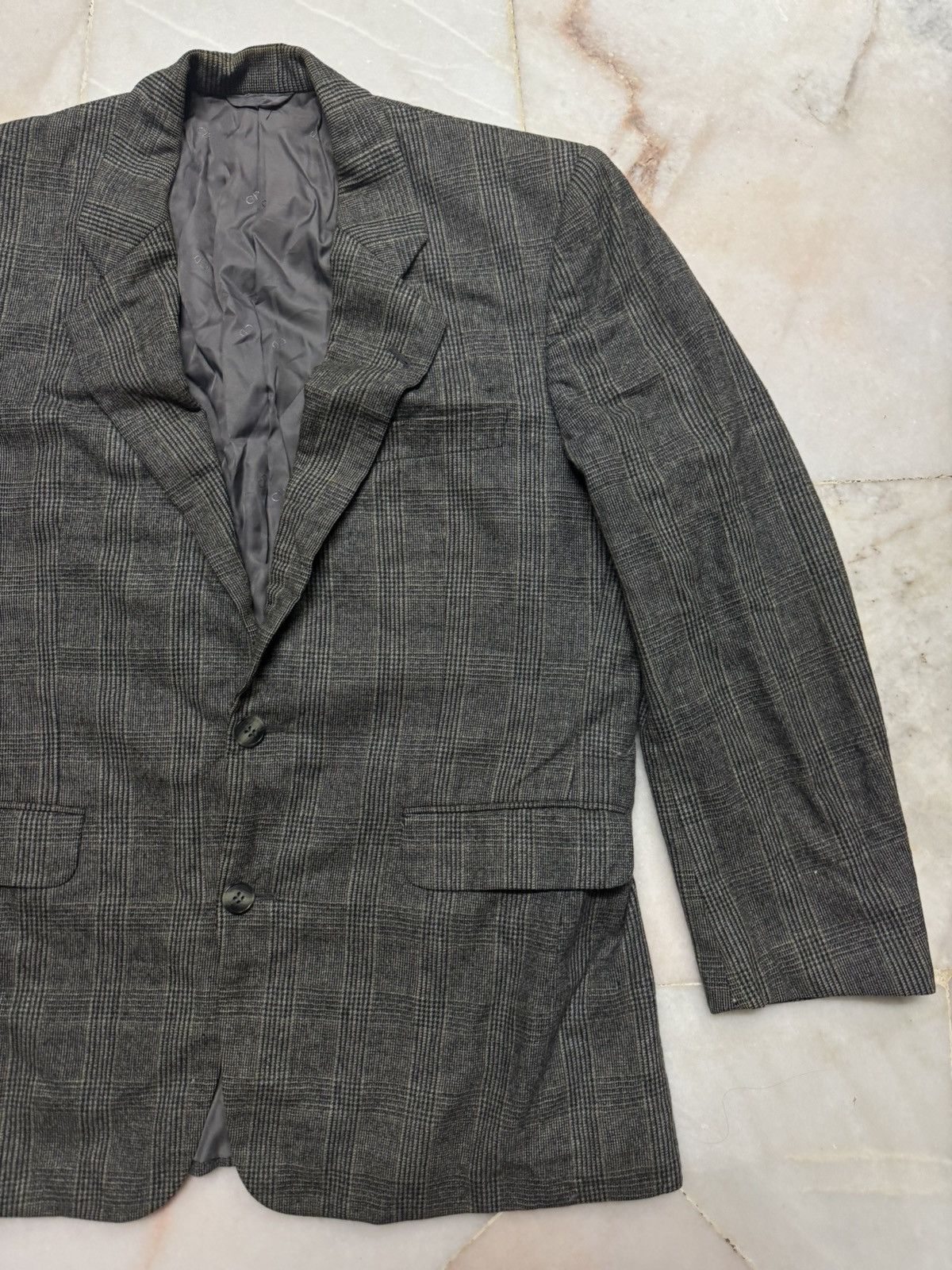 Christian Dior Monsieur BLAZER CHRISTIAN DIOR PRET-A-PORTER PLAID Size 36R - 4 Thumbnail