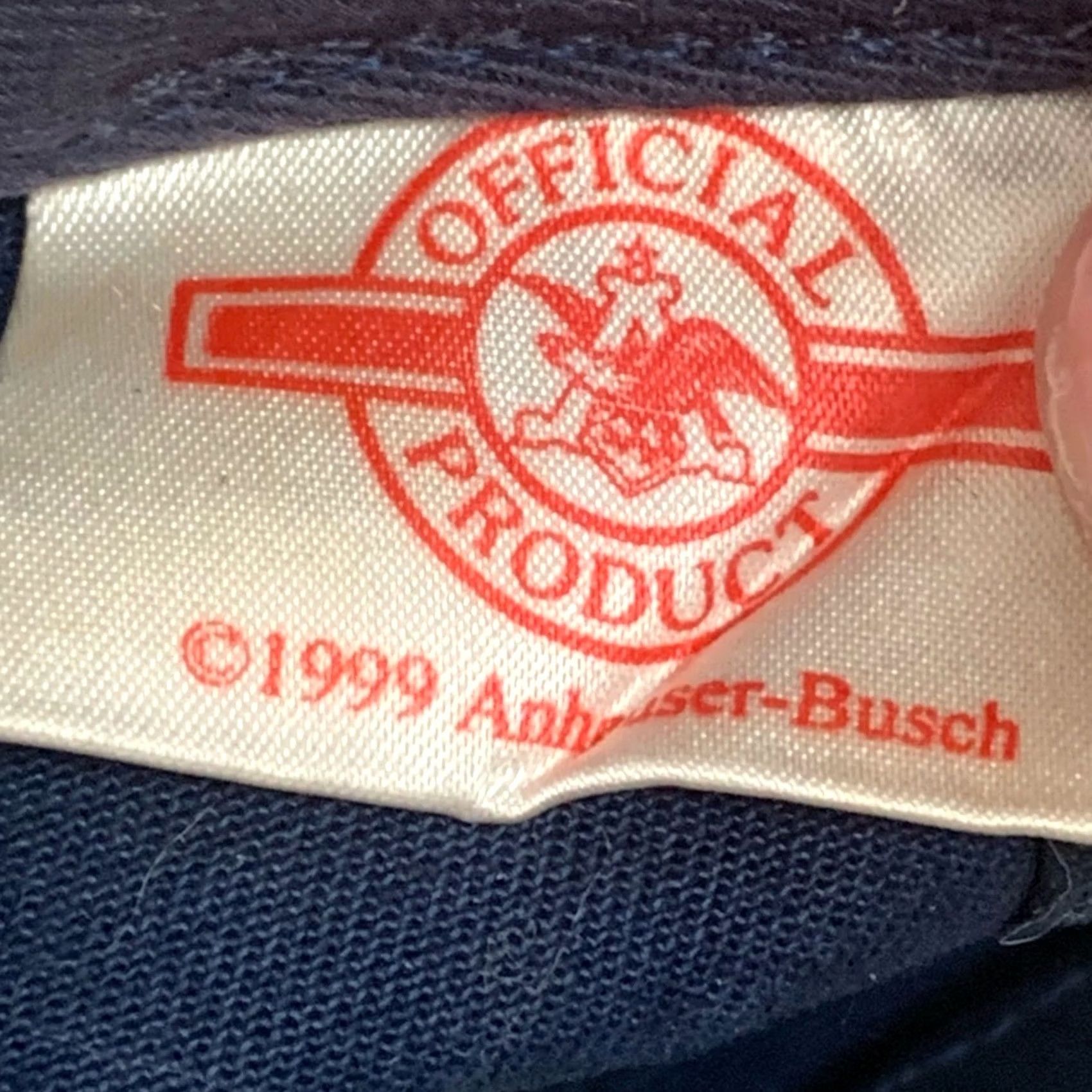 NASCAR VINTAGE 1999 MENS BUSCH NASCAR RACING BIG EMBROIDERED SNAPBACK NICE Baseball Cap One Size Blue Mens Size ONE SIZE - 2 Thumbnail