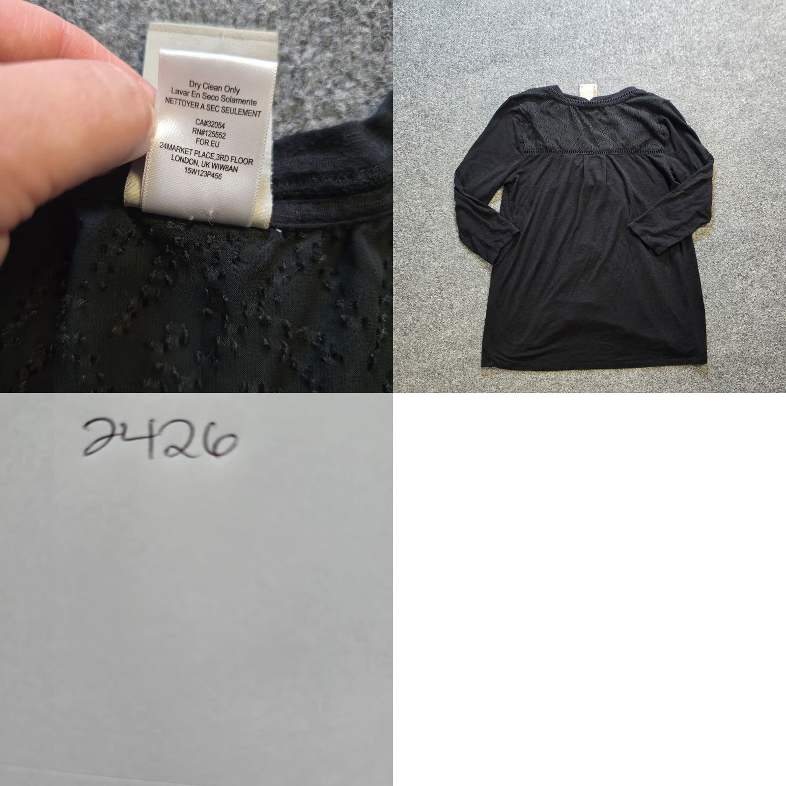Anthropologie Dolan Anthropologie Top Women XS Black V Neck Capsule Lace Shoulders Casual Blouse Shirt Women XS Black V-Neck Lace Shoulders Casual Modern Classic Size XS / US 0-2 / IT 36-38 - 8 Thumbnail