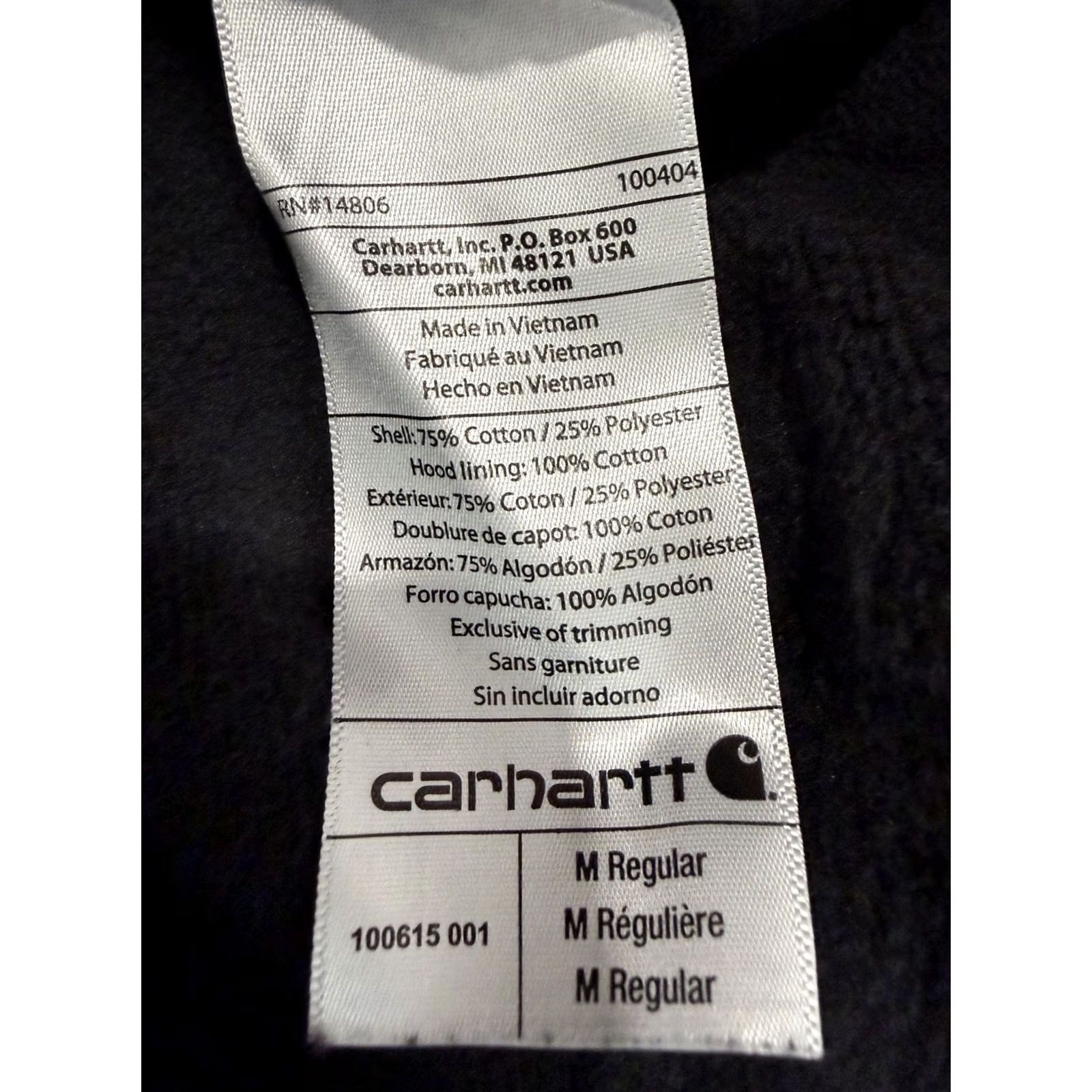Carhartt VINTAGE Carhartt Rain Defender Hoodie Sweatshirt Mens M Black 100615 001 Size US M / EU 48-50 / 2 - 4 Thumbnail