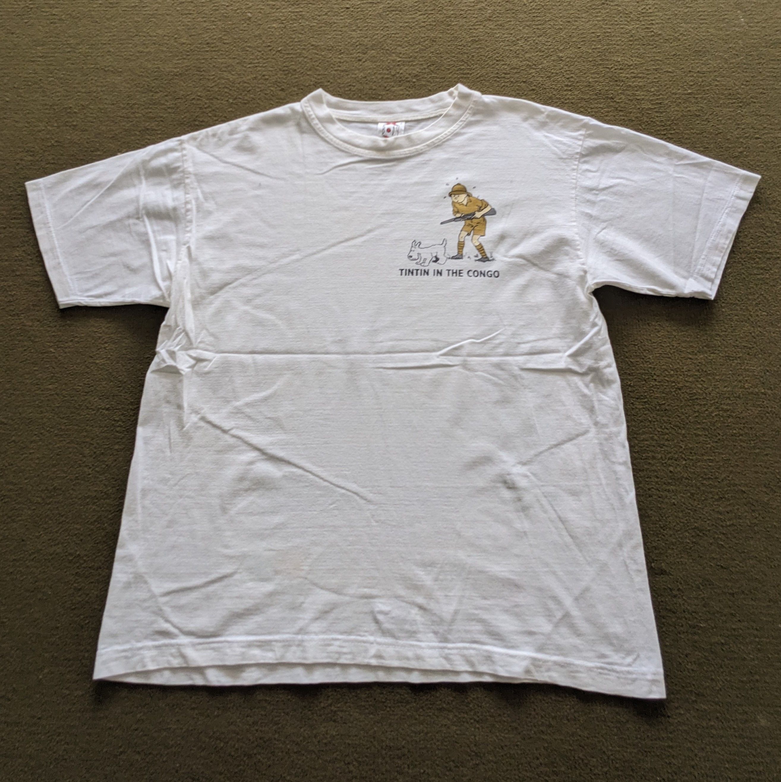 Cartoon Network Vintage The Adventure Of Tintin In The Congo T-shirt Size US L / EU 52-54 / 3 - 1 Thumbnail