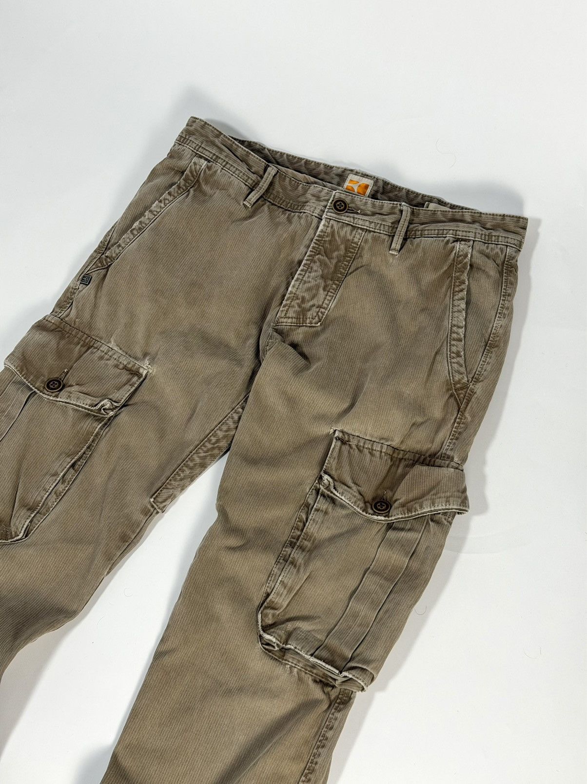 Hugo Boss Hugo Boss Orange Label Slim Fit Cargos Size US 31 - 2 Thumbnail