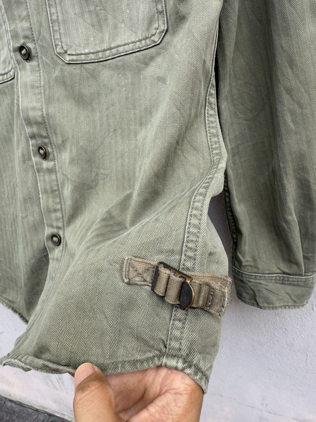 Lounge Lizard Lounge Lizard 60s Military Issued Herringbone Twill Army Size US S / EU 44-46 / 1 - 6 Thumbnail