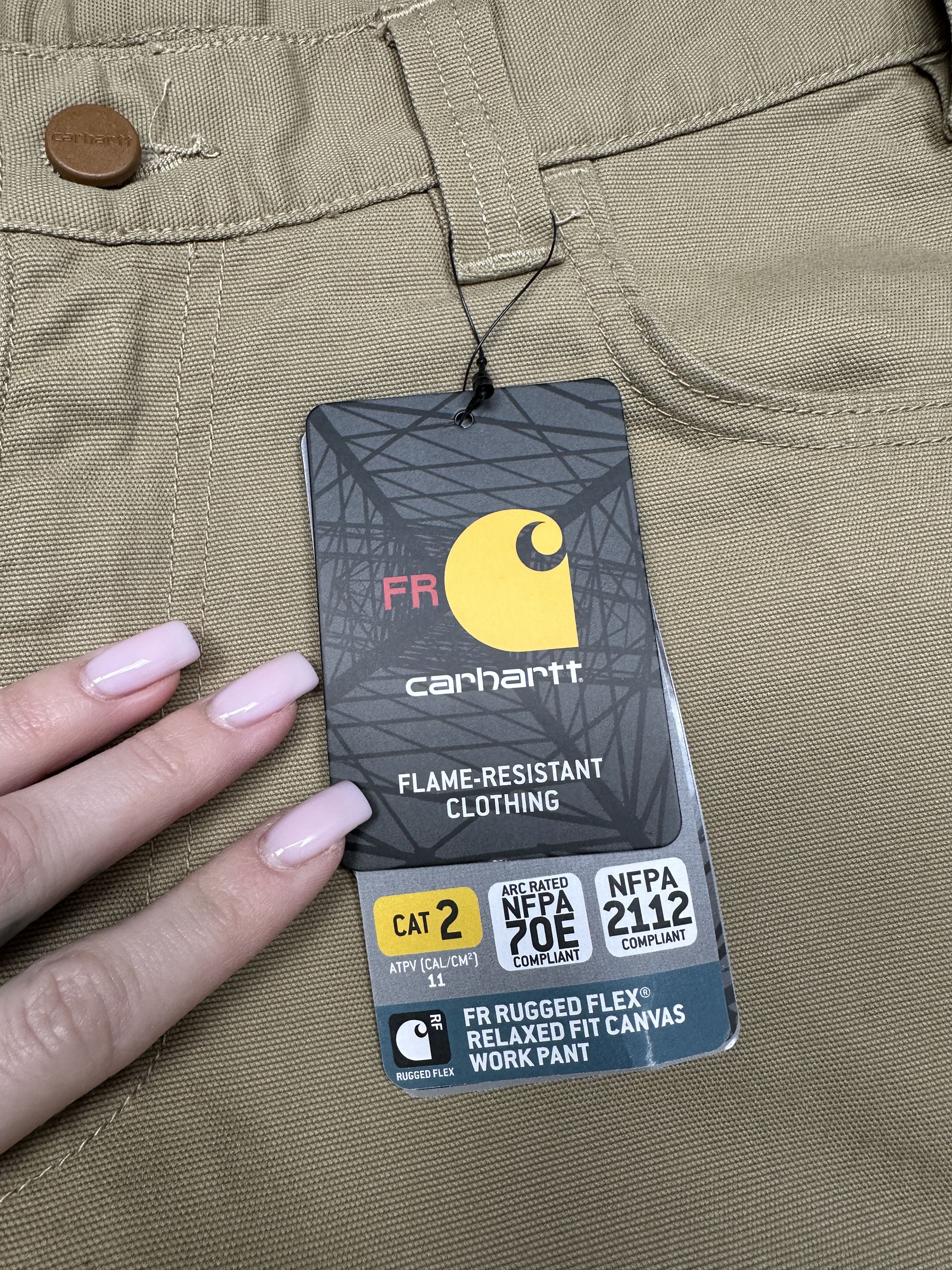 Carhartt NEW!! Carhartt FR Vintage Mens Cargo Pants Carpenter Size US 31 - 8 Thumbnail
