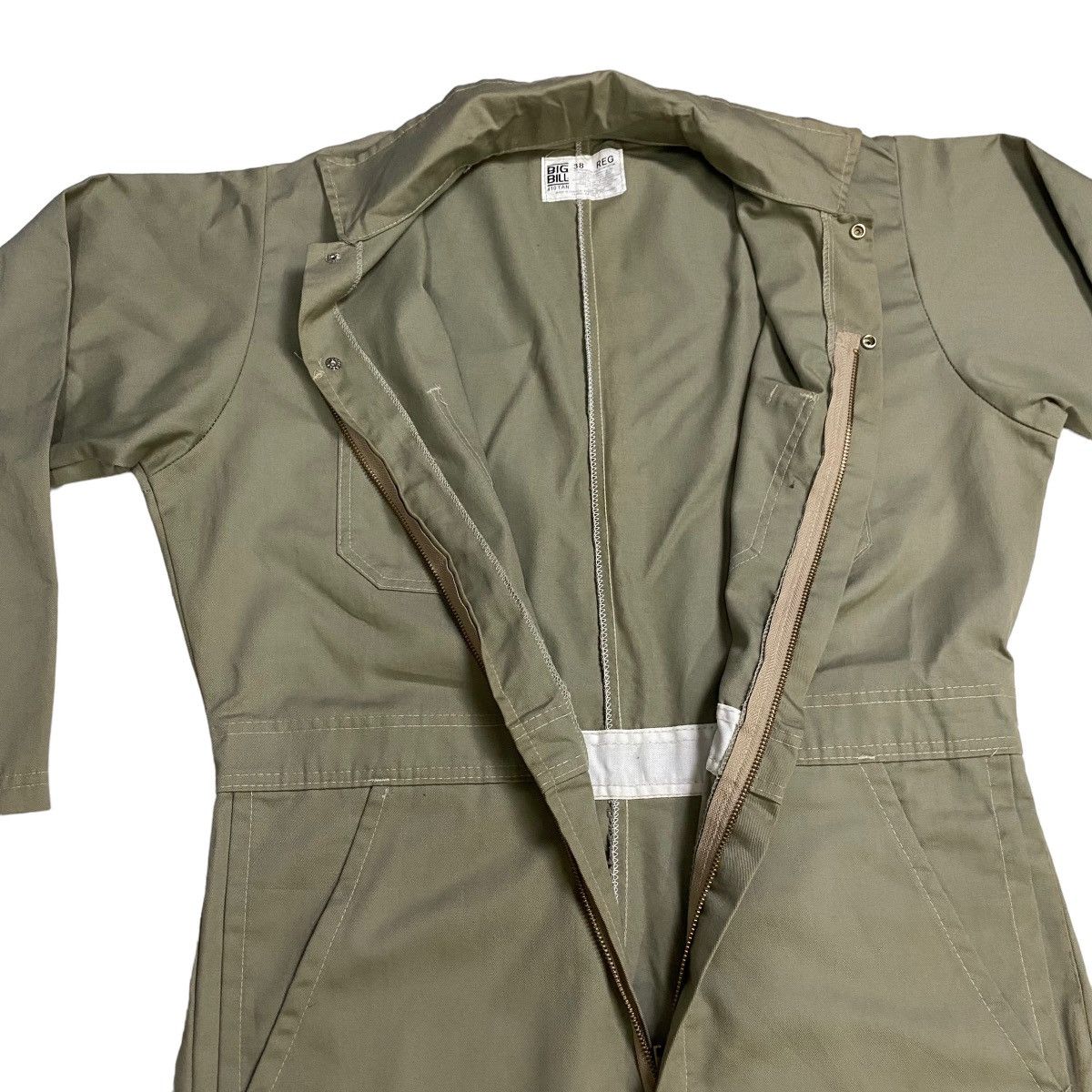 Japanese Brand Vintage Big Bill coverall duck canvas Size US 34 / EU 50 - 7 Thumbnail