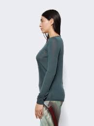 Rick Owens Rick Owens Strobe Column Knit Sweater Teal Size L / US 10 / IT 46 - 3 Thumbnail