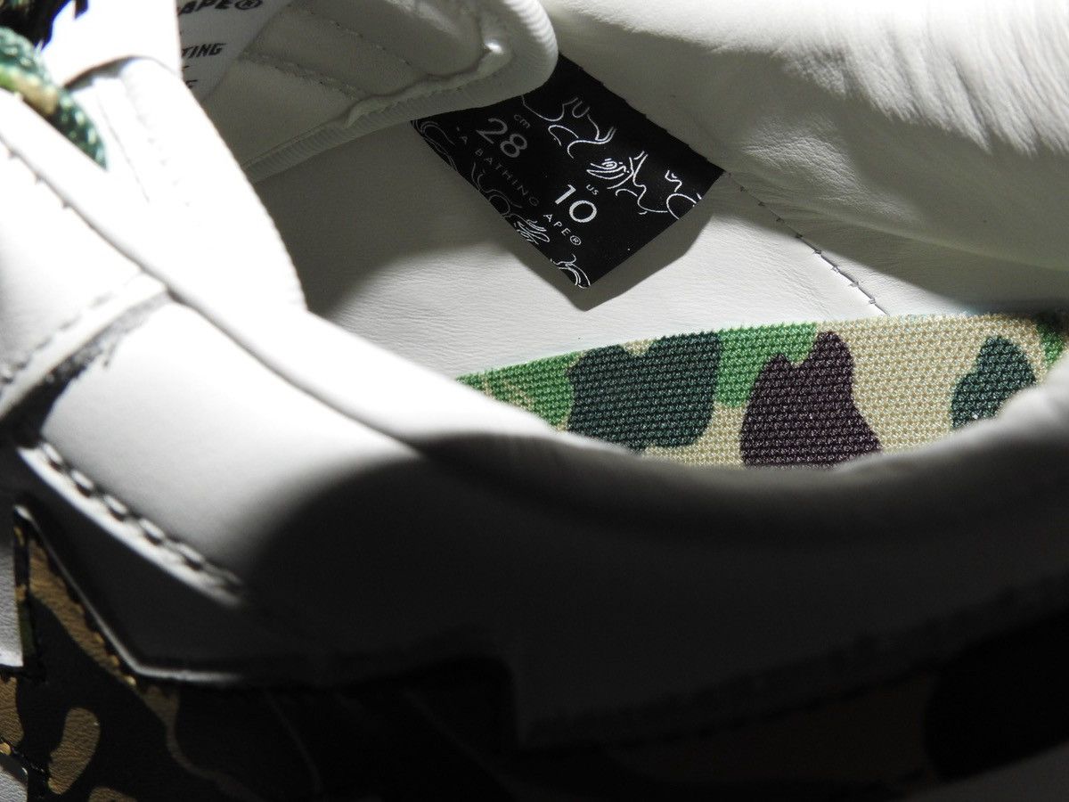 Bape BAPE STA Low White / Green ABC Camo (2024) Size US 10 / EU 43 - 12 Thumbnail