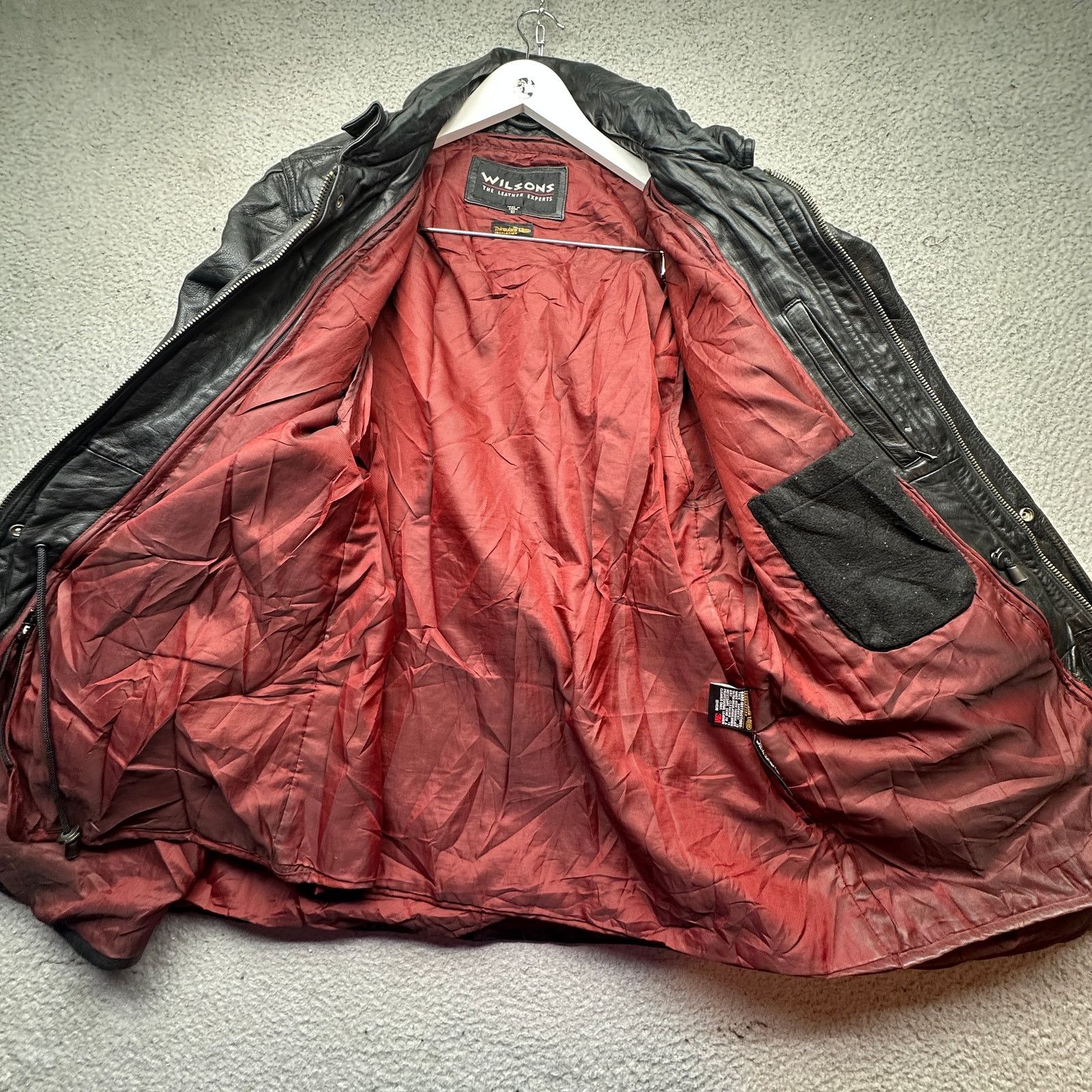 Wilsons Leather VTG Wilsons Leather Jacket XL Thinsulate Insulated Quited Size US XL / EU 56 / 4 - 14 Thumbnail