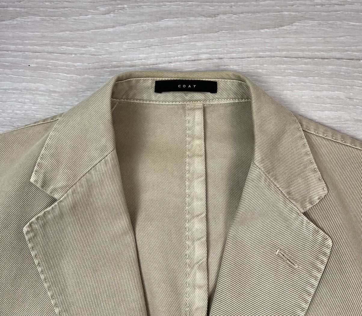 Boglioli Boglioli Coat Luxury Cotton Beige Blazer Jacket 52 size Size US L / EU 52-54 / 3 - 10 Thumbnail