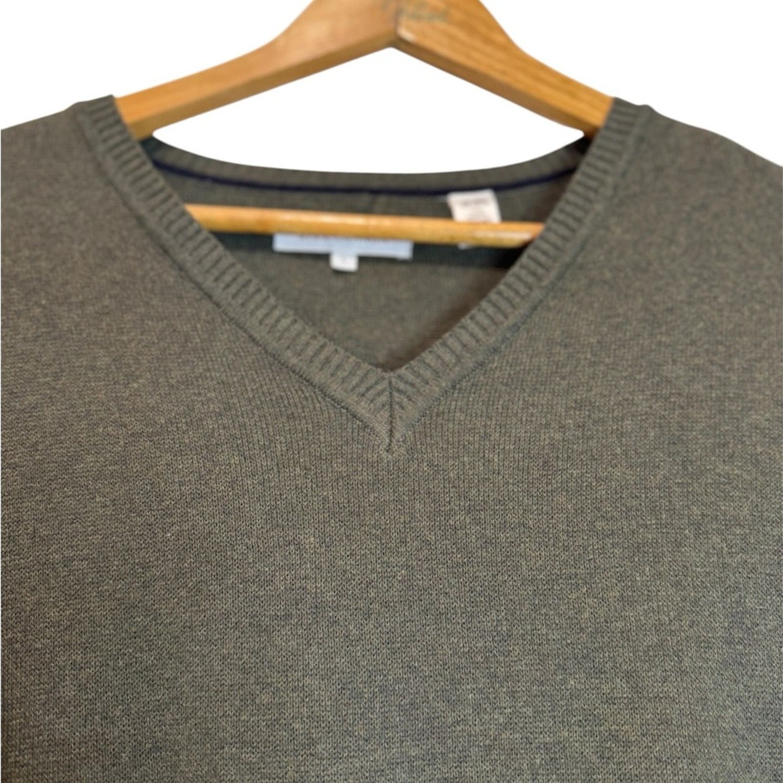 Alex Cannon Alex Cannon Men’s Cotton Olive Long Sleeve Sweater Size L Size US L / EU 52-54 / 3 - 4 Thumbnail