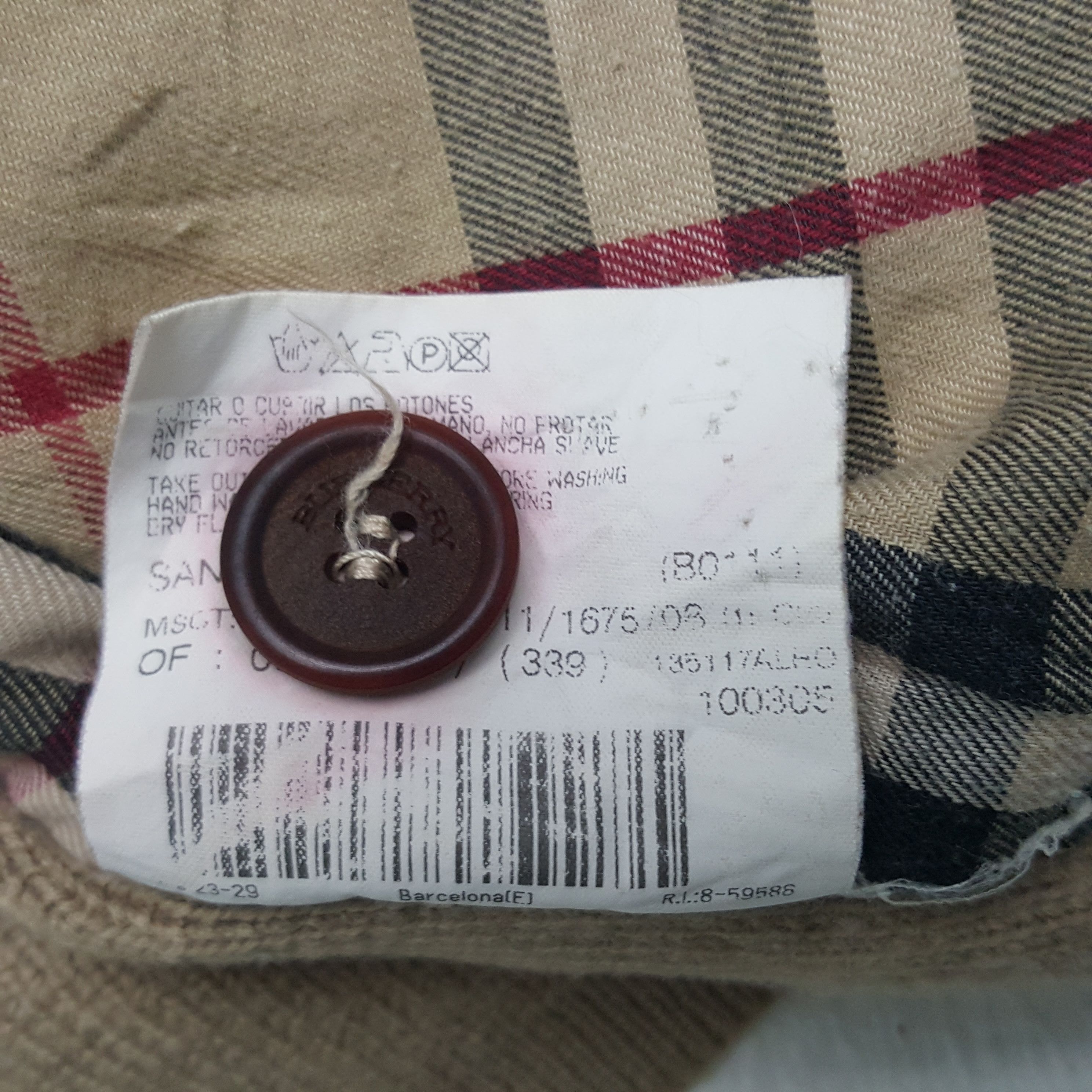 Burberry × Vintage Vintage Burberry London Nova Check Corduroy Jacket Size US XL / EU 56 / 4 - 10 Thumbnail
