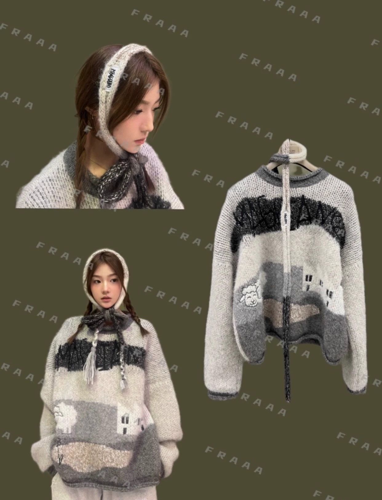 Magliano Magliano Mohair Sheep Motif 24FW Oversized Sweater XXS NWT Size XXS / US 00 / IT 34 - 9 Thumbnail