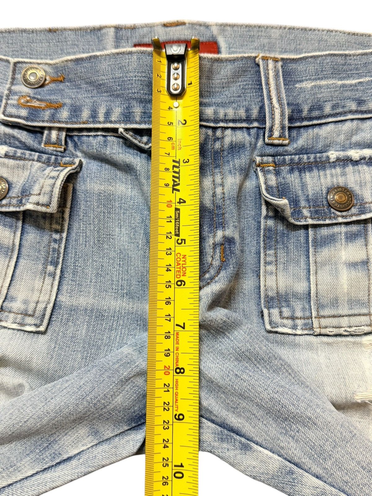 Hysteric Glamour Vintage Japanese Brand Bush Pants Light Wash Wide Leg Flare Size US 31 - 11 Thumbnail