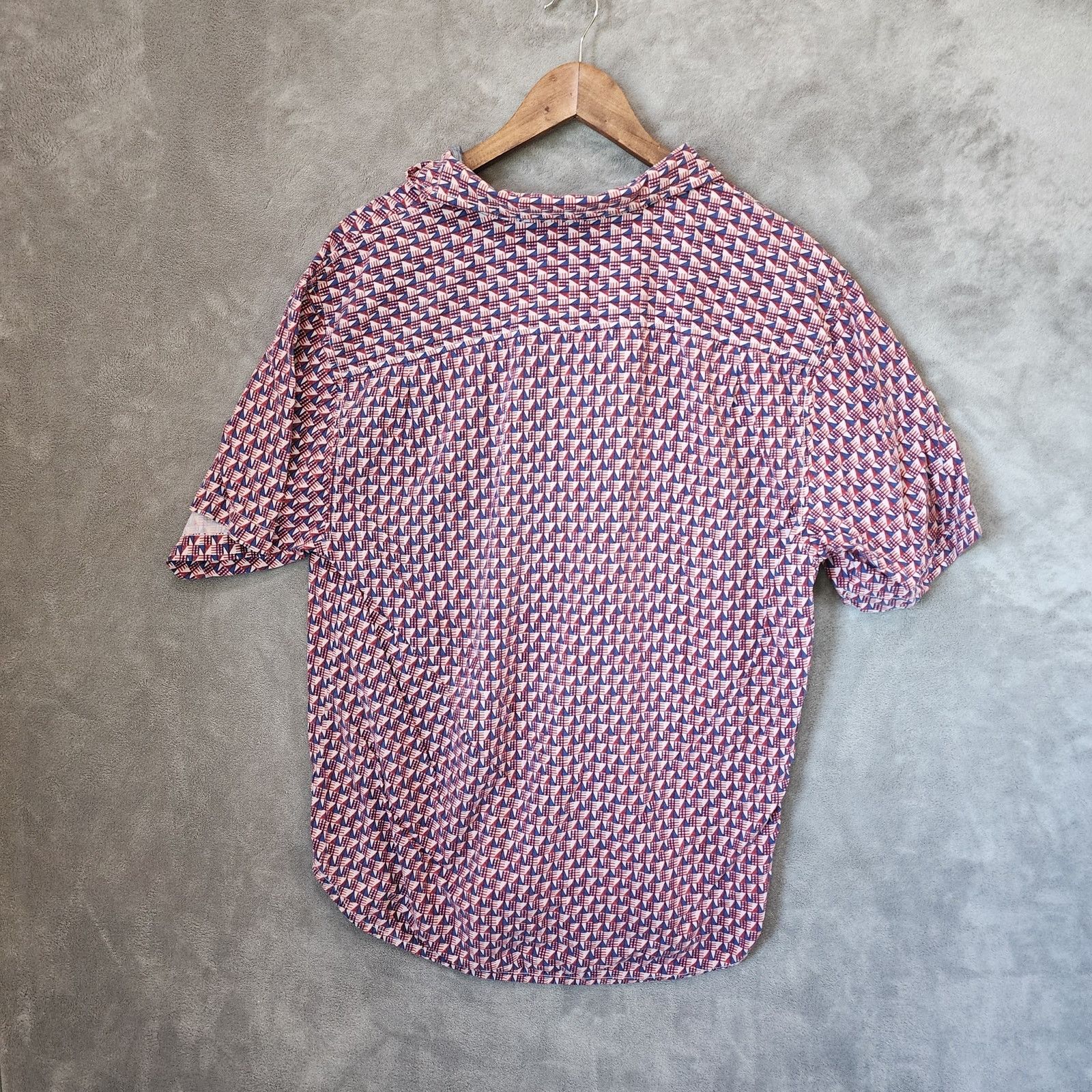 Tommy Bahama Tommy Bahama Men's Silk Button Up Large Geometric Size US L / EU 52-54 / 3 - 2 Thumbnail