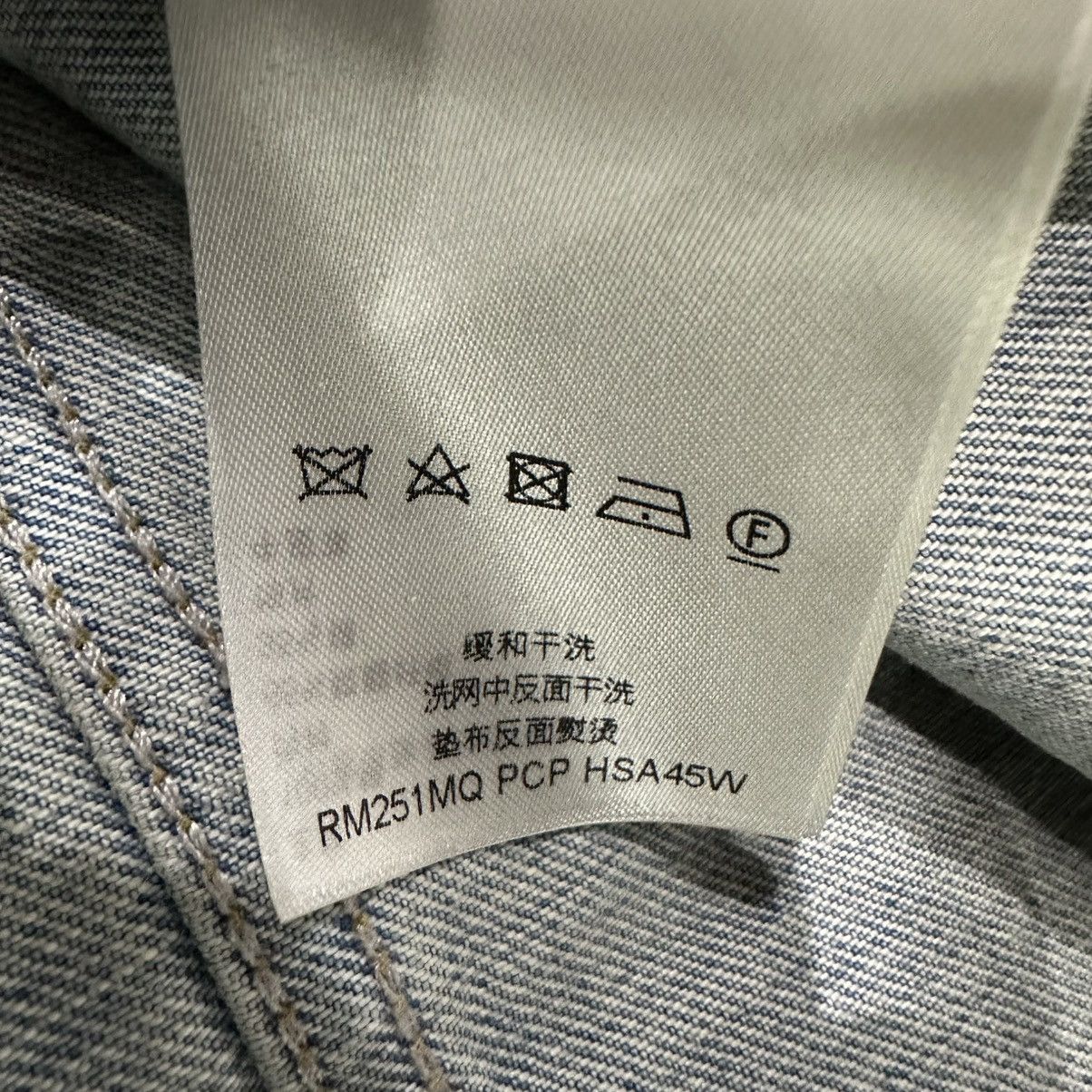 Louis Vuitton LOUIS VUITTON EMBROIDERED TRUCKER DENIM JACKET Size US XXL / EU 58 / 5 - 13 Thumbnail