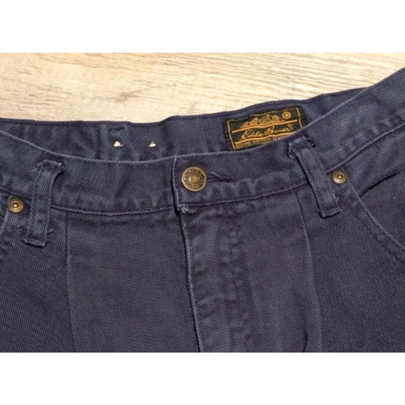 Eddie Bauer VINTAGE Eddie Bauer Black Label Mom Jeans Size 16 Tall Blue High Waist Denim 90s Womens Size 38" / US 16 / IT 52 - 4 Thumbnail