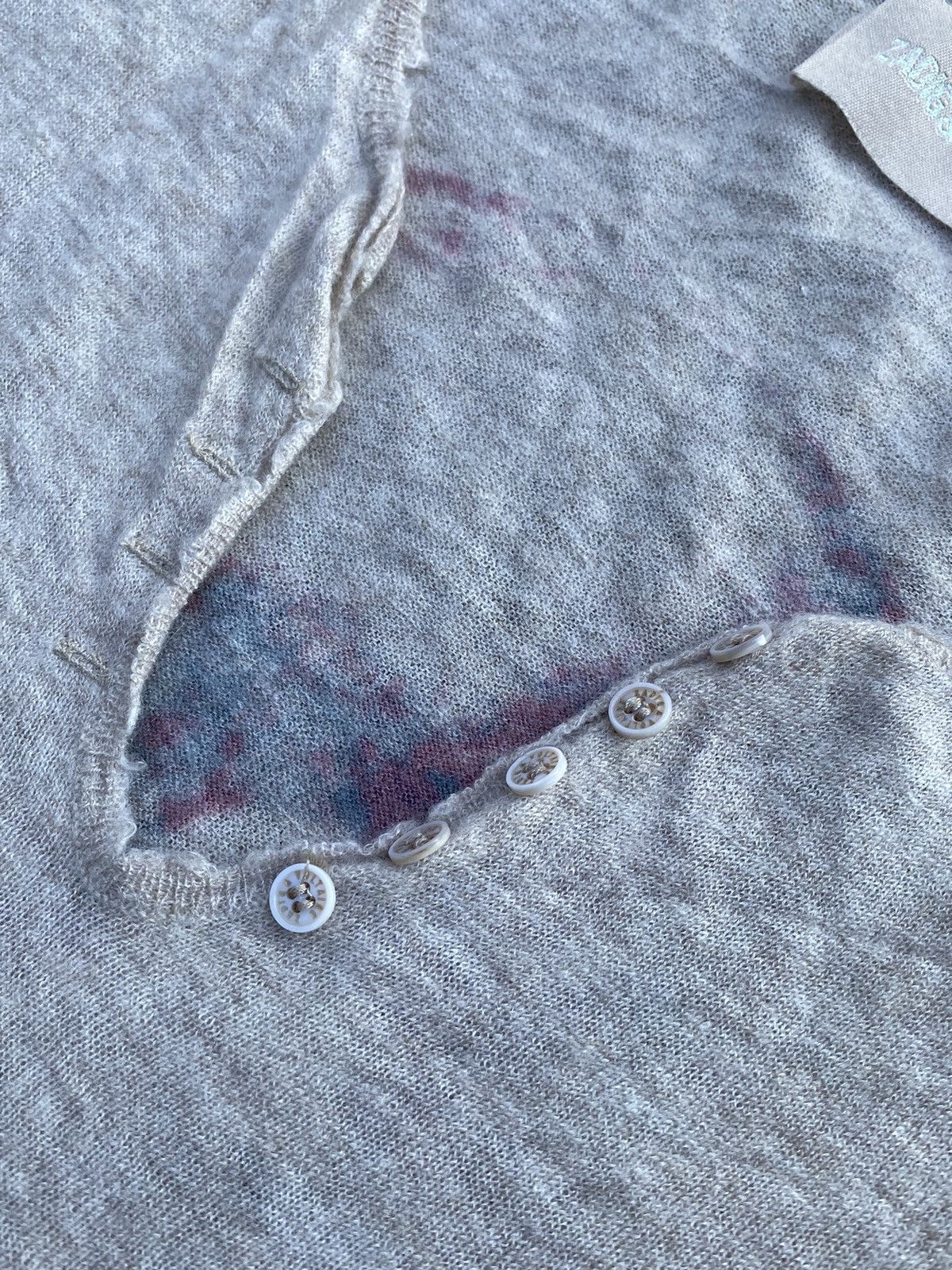 Zadig & Voltaire Zadig & Voltaire Celsa New Bis Cp Cashmere sweatshirt Size L / US 10 / IT 46 - 9 Thumbnail