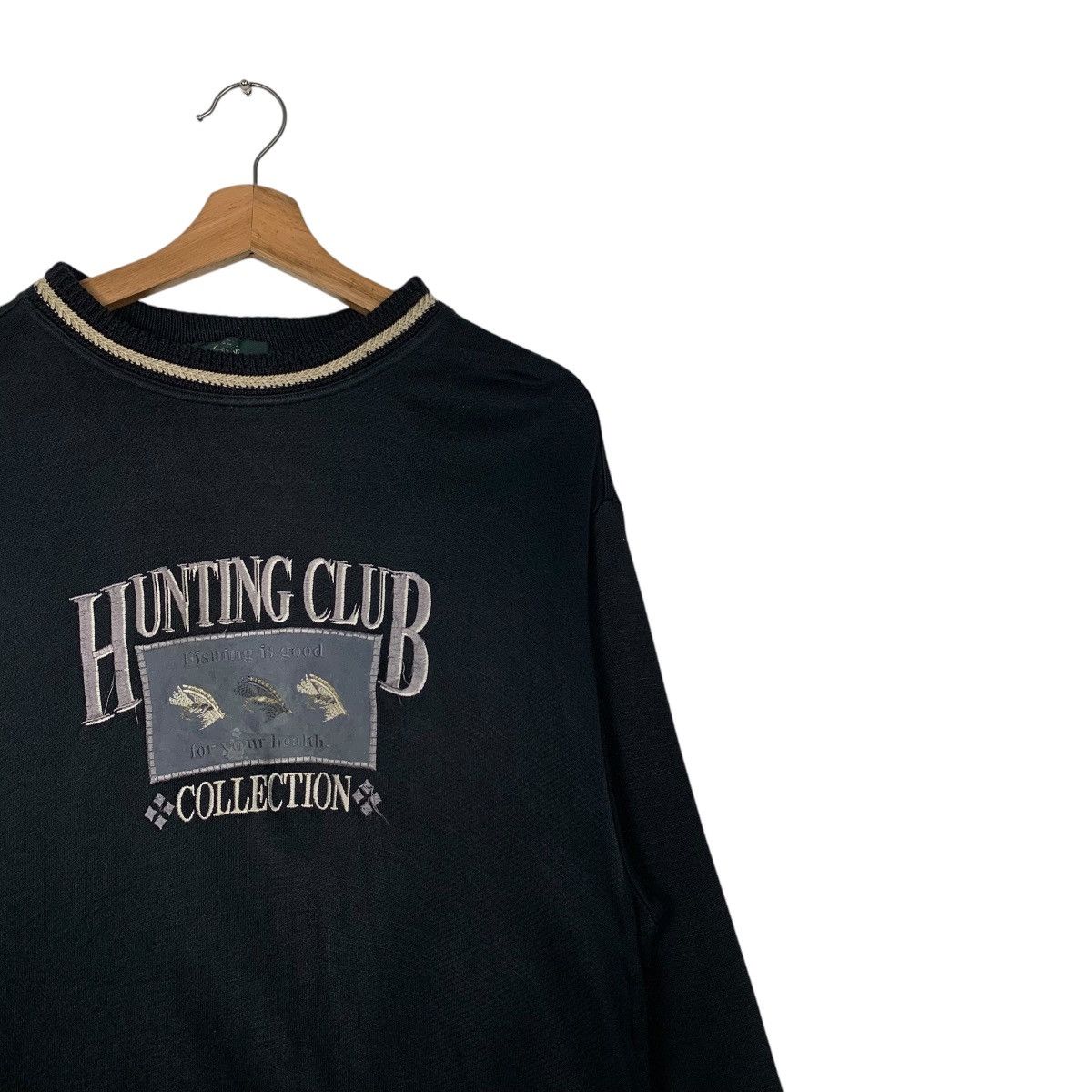 Vintage 90’s HUNTING CLUB Collection Big Logo Sweatshirt #2659-C119 Size US M / EU 48-50 / 2 - 5 Thumbnail