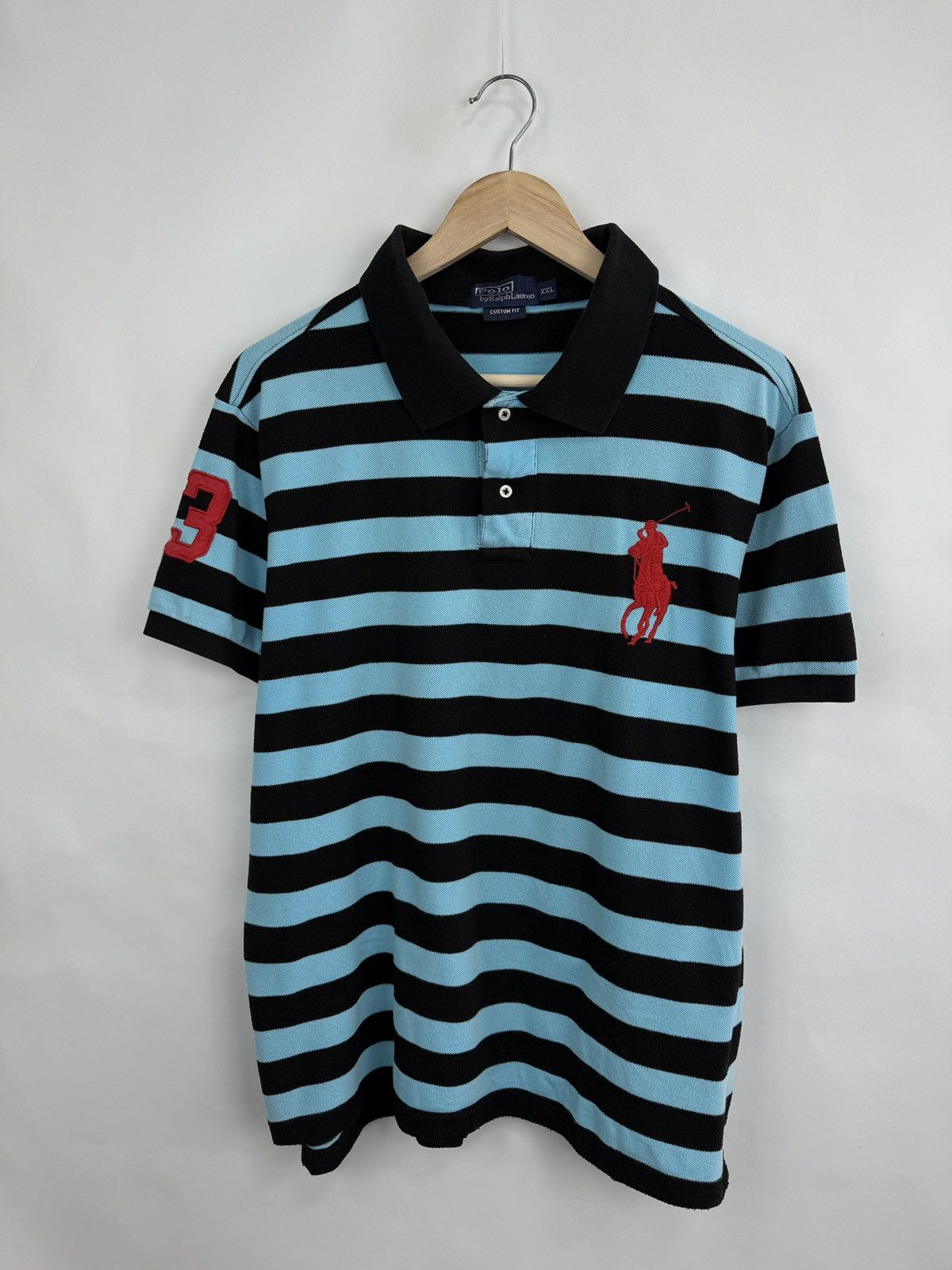 Polo Ralph Lauren Vintage 90s Polo Ralph Lauren Polo T-Shirt Rare Retro Hype Size US XXL / EU 58 / 5 - 3 Thumbnail