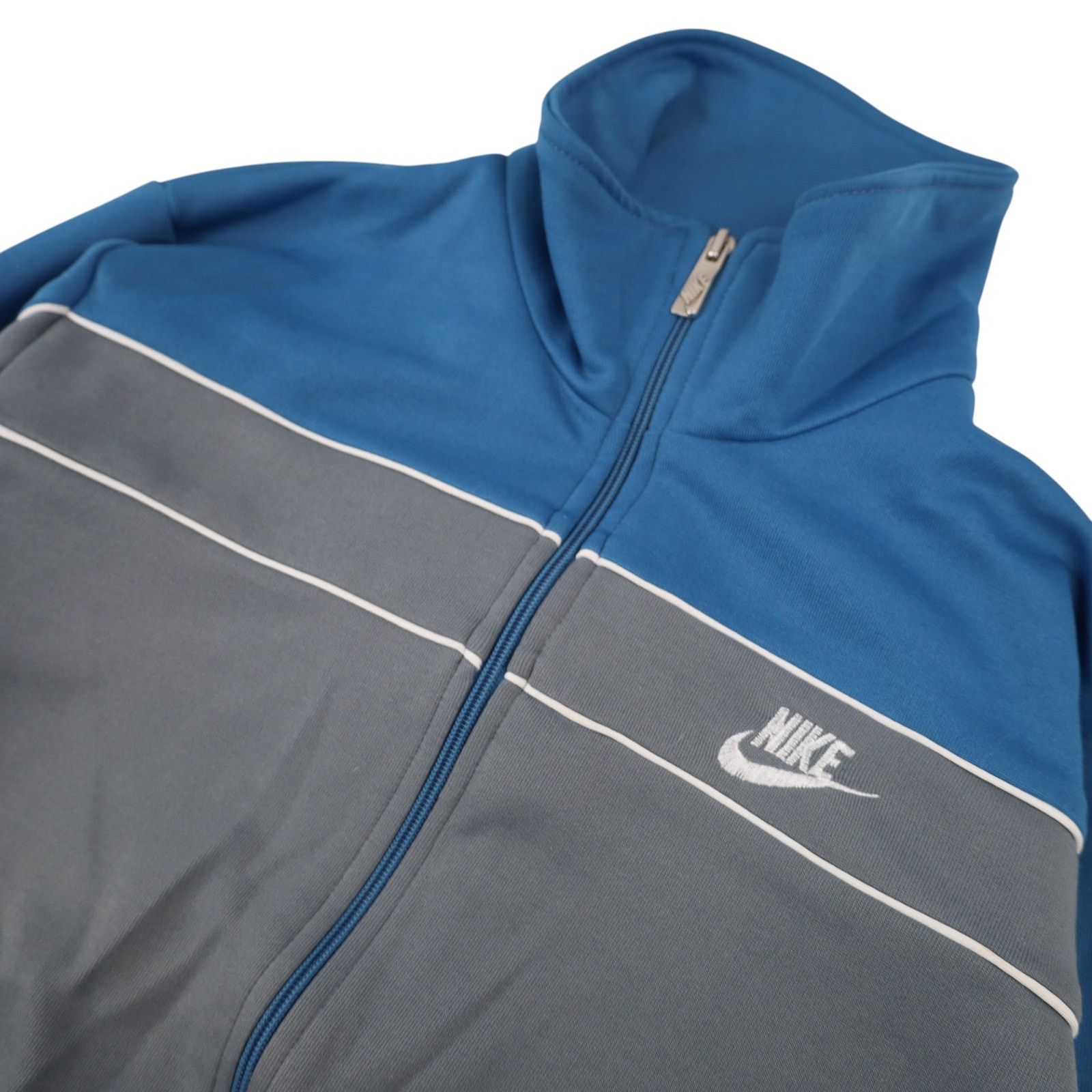Nike × Vintage Vintage 80s Nike Blue Tag Track Jacket Size US S / EU 44-46 / 1 - 4 Thumbnail