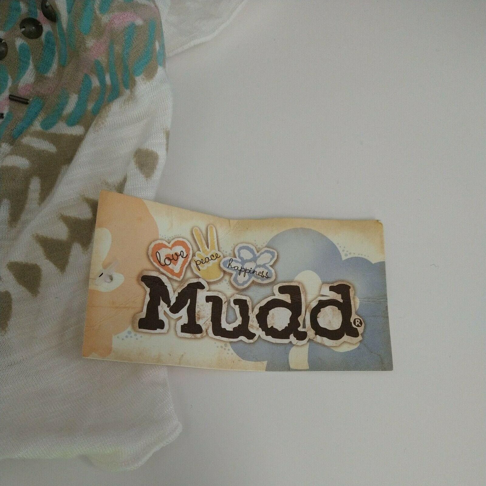 Other Mudd V-neck Top T-Shirt Beaded Women Size S Cream Multicolor Size S / US 4 / IT 40 - 6 Thumbnail