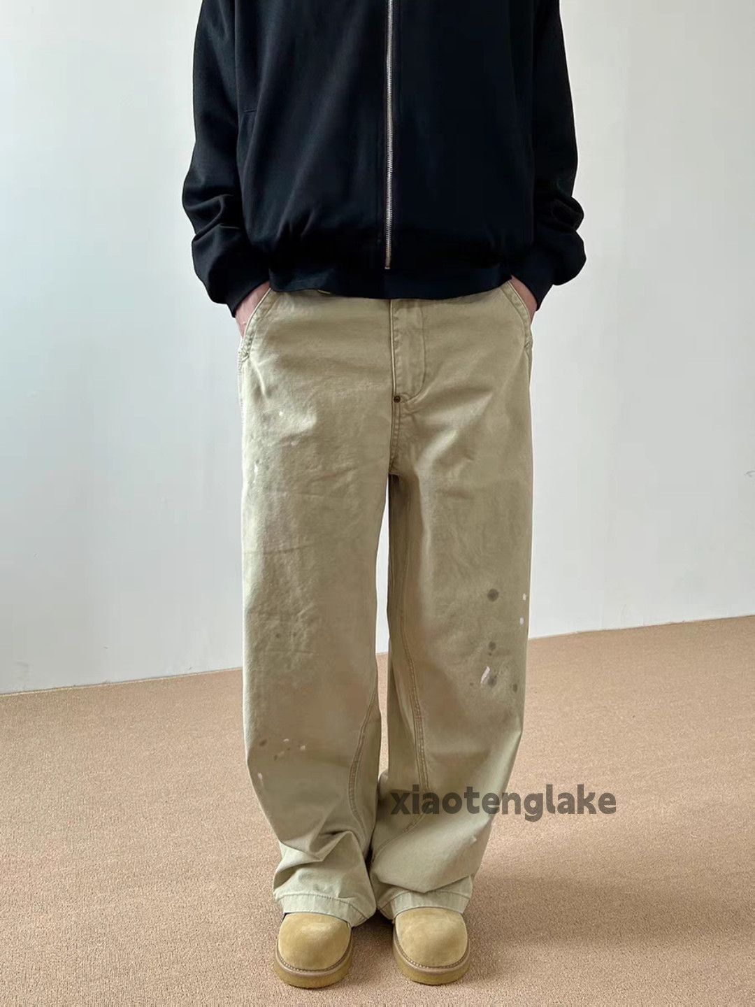 Designer × Japanese Brand × Vintage washed faded utility carpenter loose baggy paint pants Size US 30 / EU 46 - 3 Thumbnail