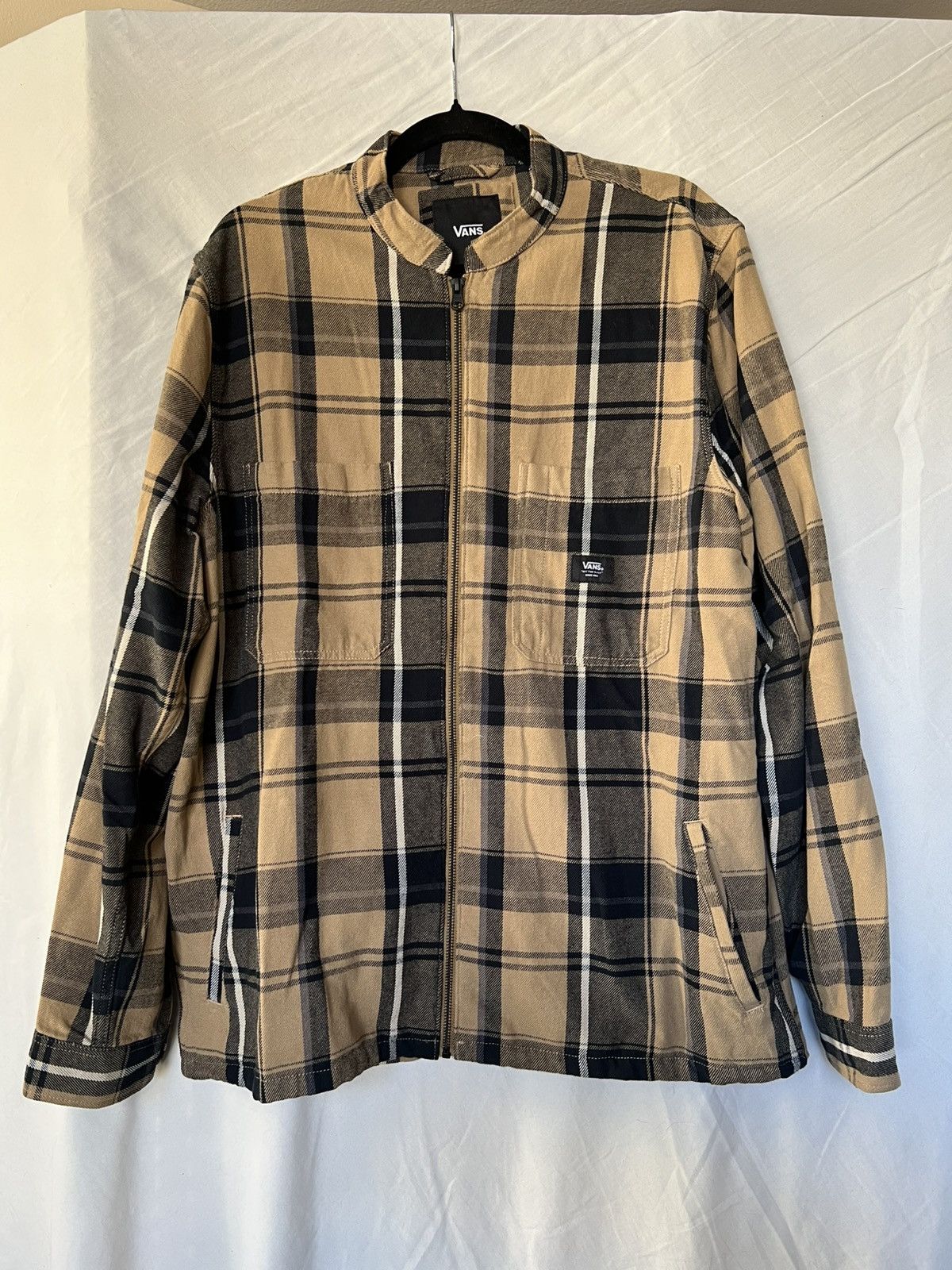 Vans Vans Long Sleeve Ayer Flannel Woven Plaid Shirt Size US L / EU 52-54 / 3 - 1 Thumbnail