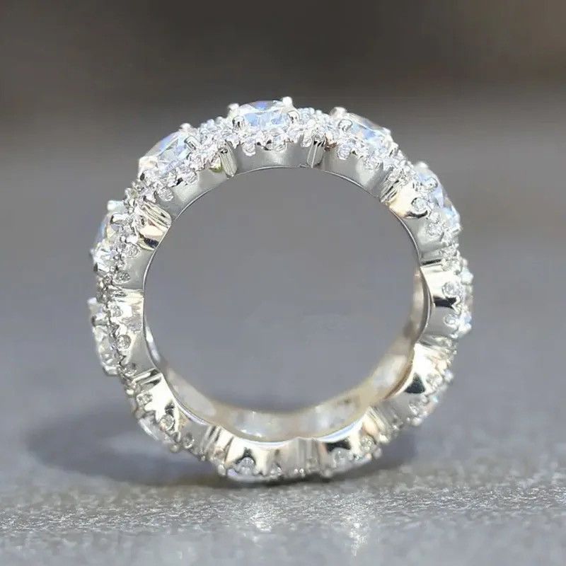 Jewelry Sparkling Cubic Zirconia Ring ( Size 6 to 10 ) Size ONE SIZE - 3 Thumbnail