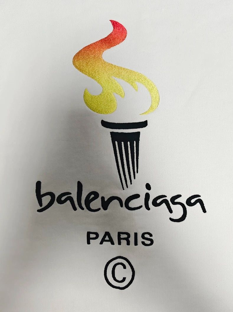 Balenciaga Balenciaga Torch embroidered logo hoodie 2503-Nextarrow Size US XS / EU 42 / 0 - 4 Thumbnail