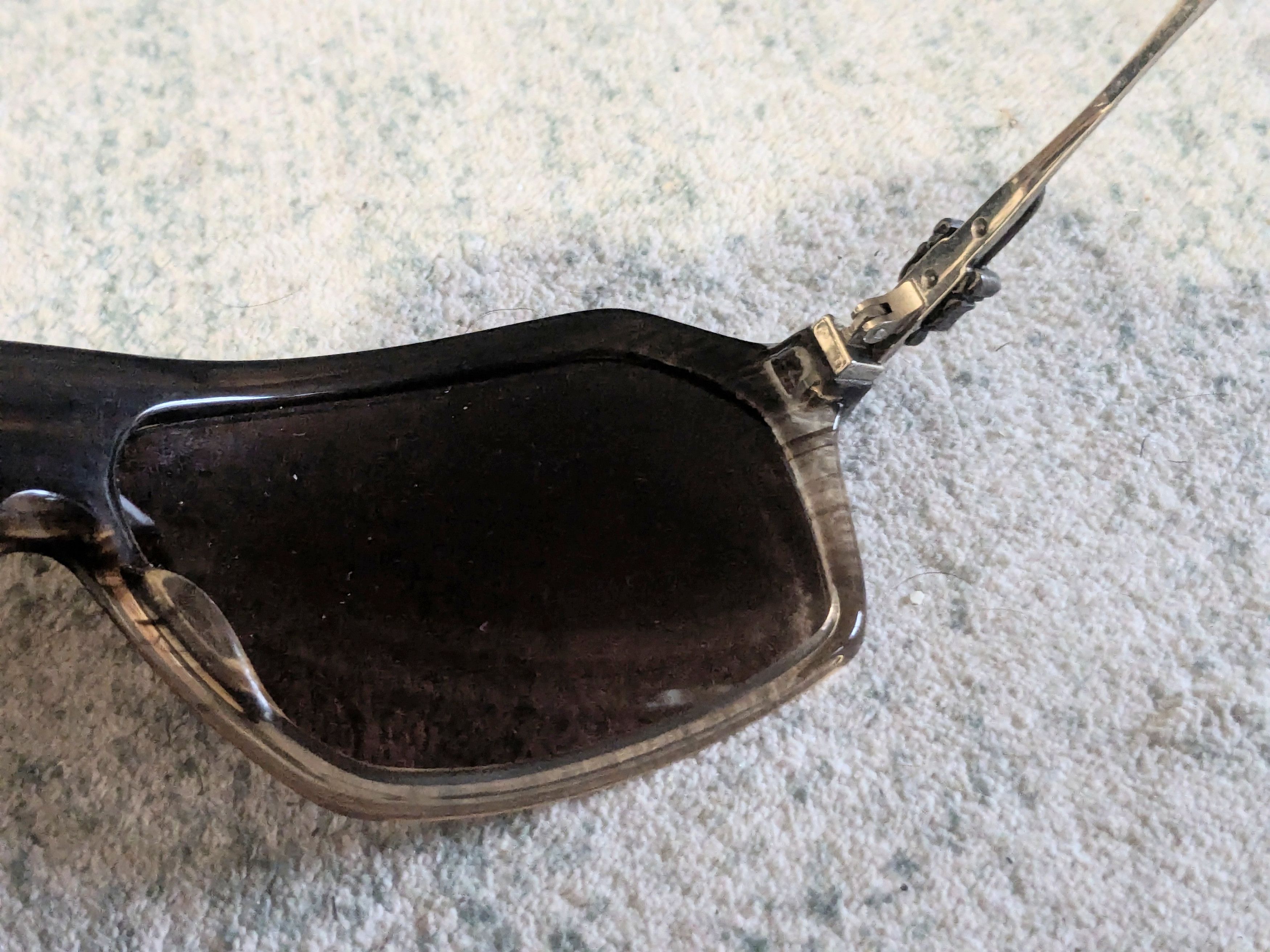Chrome Hearts Chrome Hearts Nooner Sunglasses Brown Acetate Size ONE SIZE - 8 Thumbnail